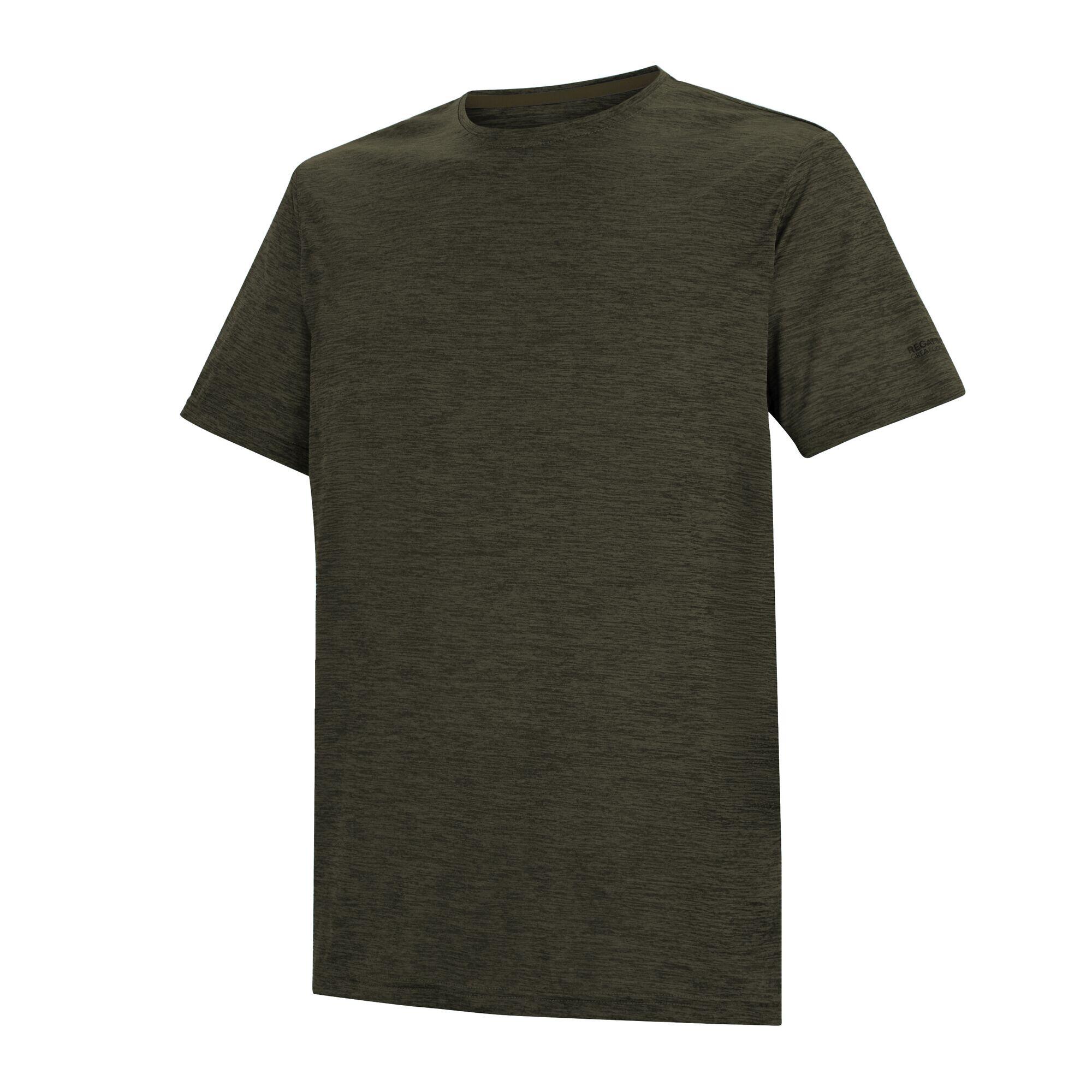 Herren Fingal Edition Kurzarm-T-Shirt in Melange-Optik 7/7