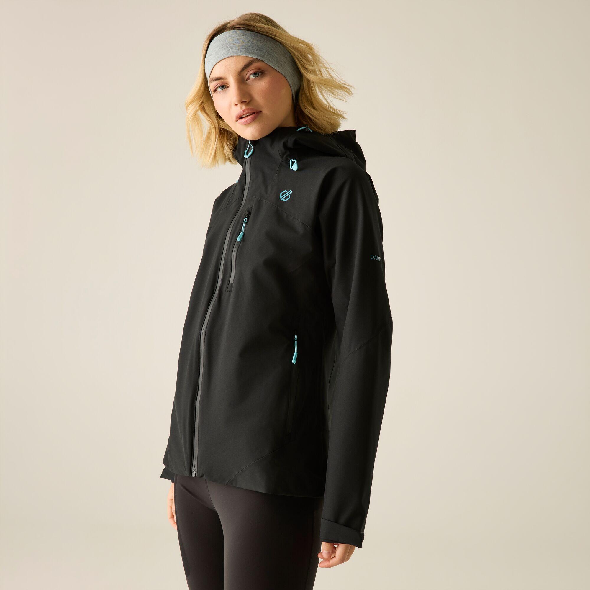 Giacca da trekking elasticizzata con cappuccio Torrek III da donna, impermeabile 4/7