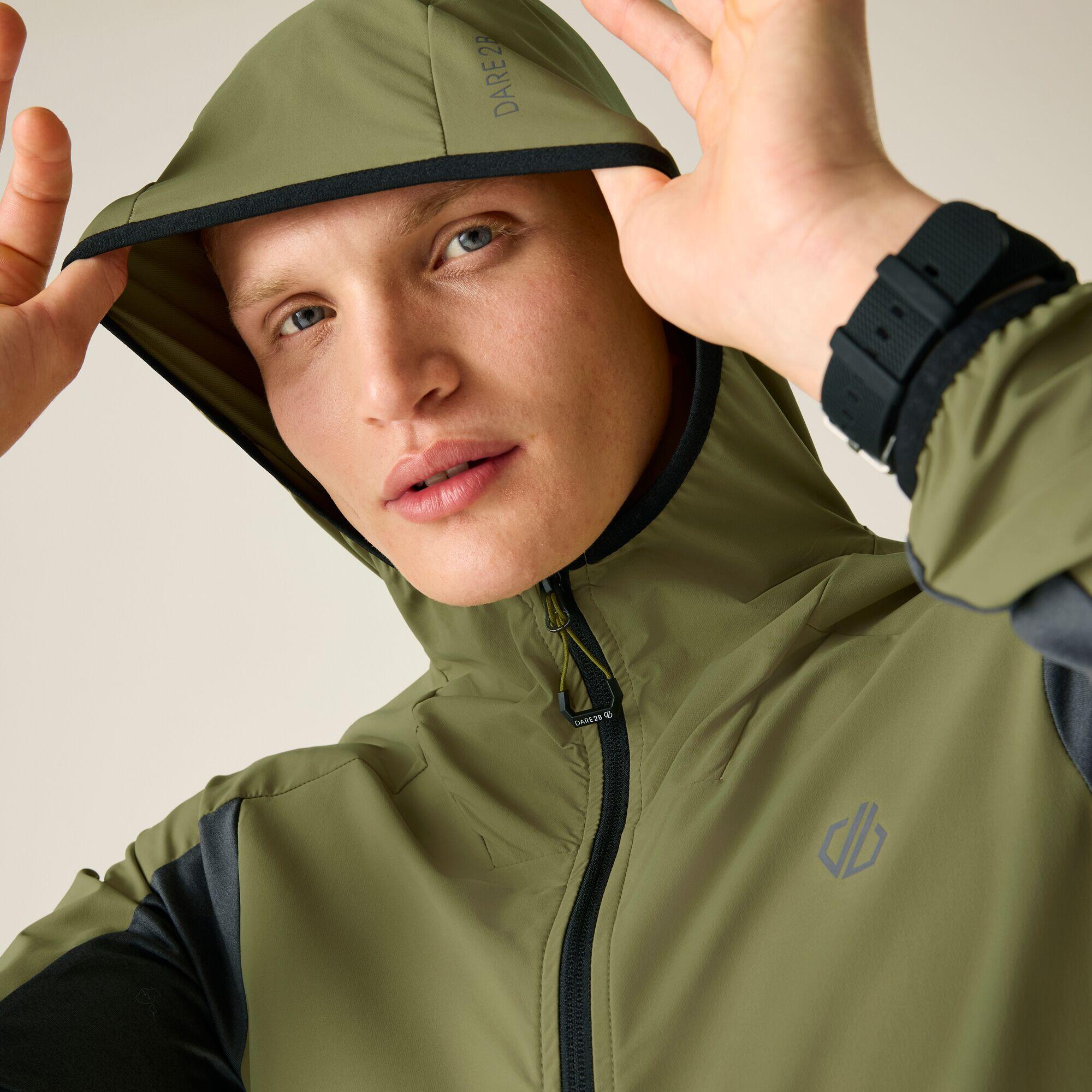 Heren Endurance Windbestendige Waterafstotende Stretch Midlayer met Capuchon 7/7