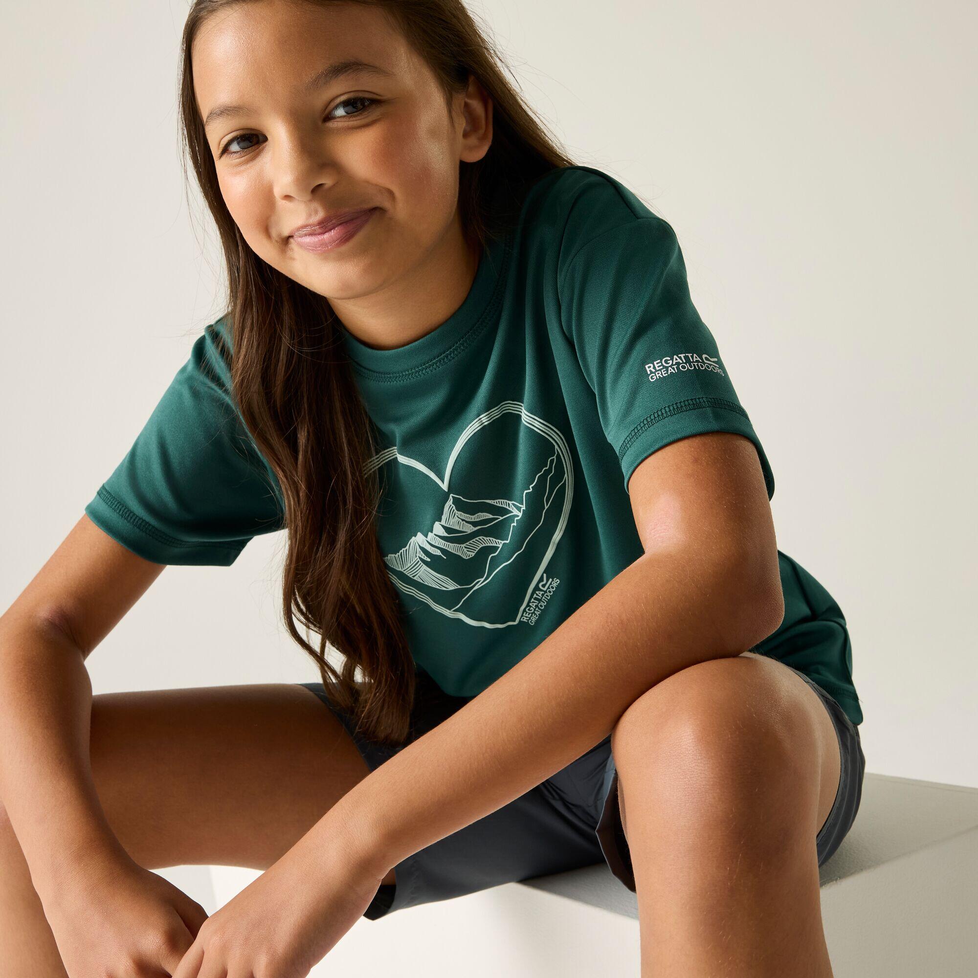Kids Aria Short Sleeved Graphic T-Shirt 4/7
