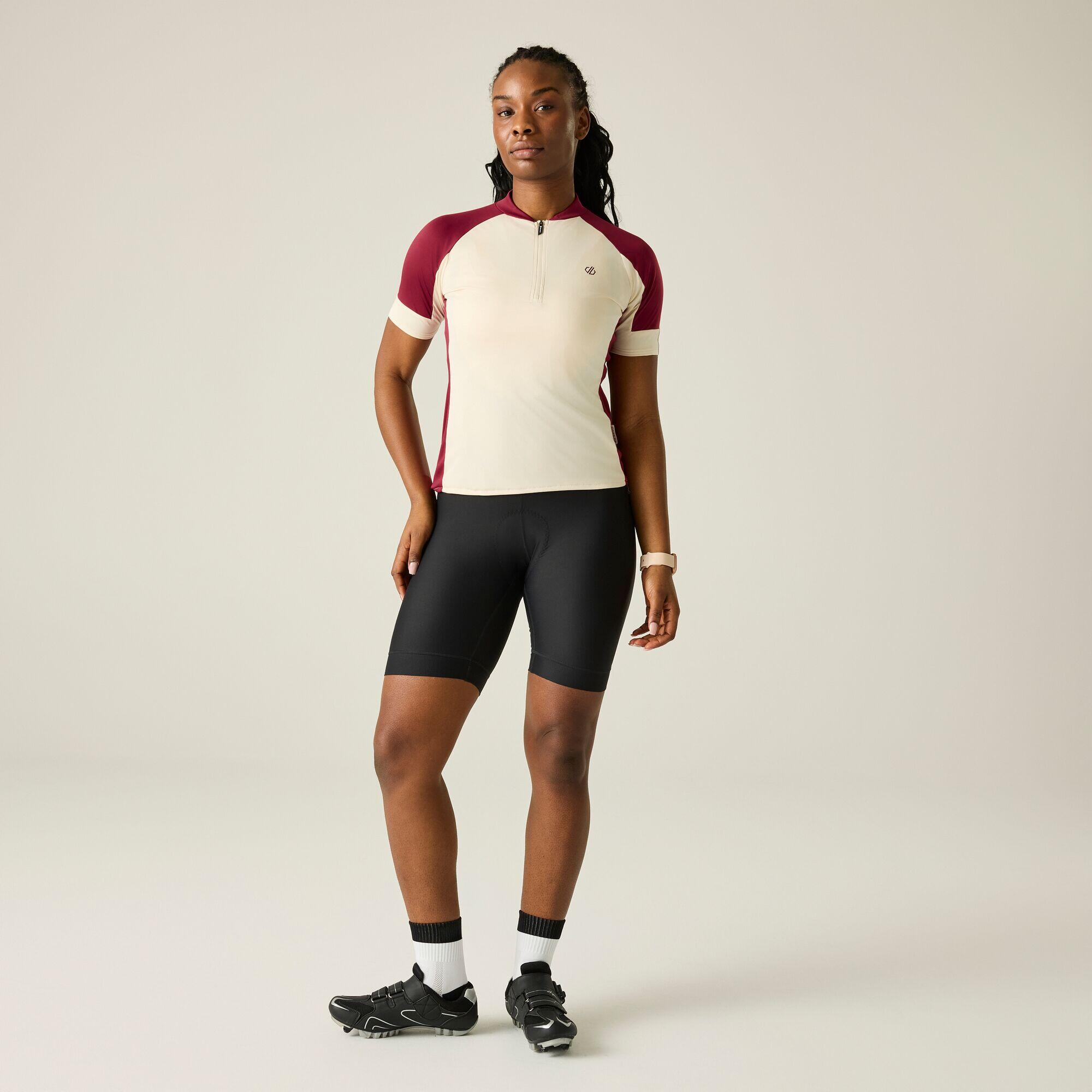 Maillot de cyclisme à manches courtes et demi-zip pour femme 3/7