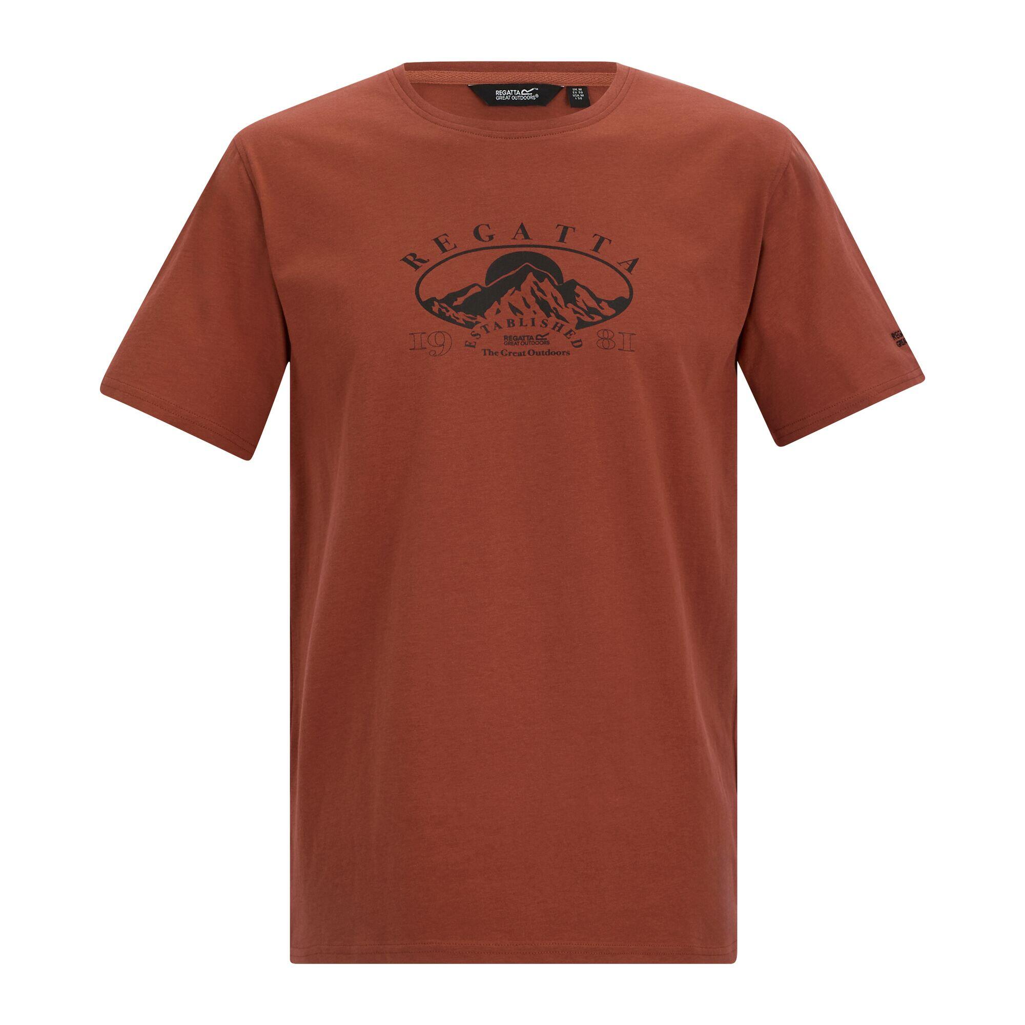 Cline IX T-shirt met korte mouwen en grafische print voor heren 5/7
