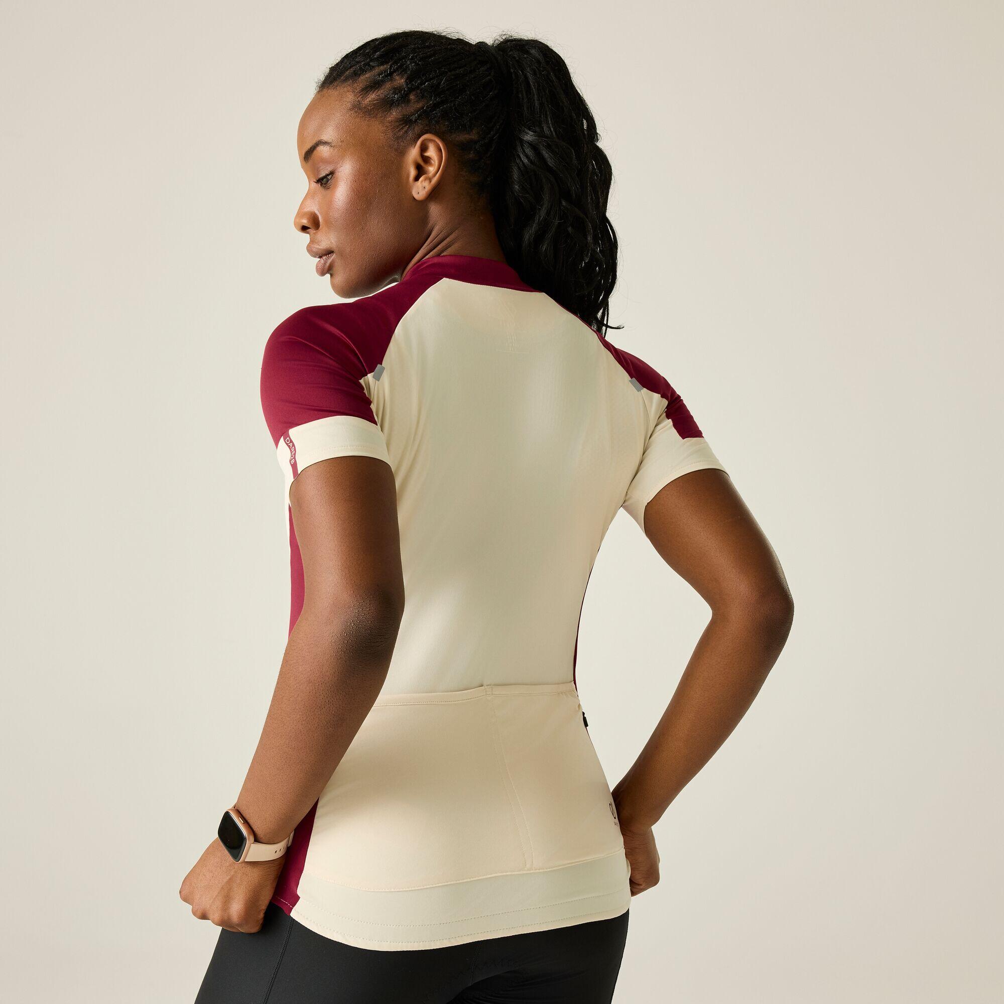 Maillot de cyclisme à manches courtes et demi-zip pour femme 2/7