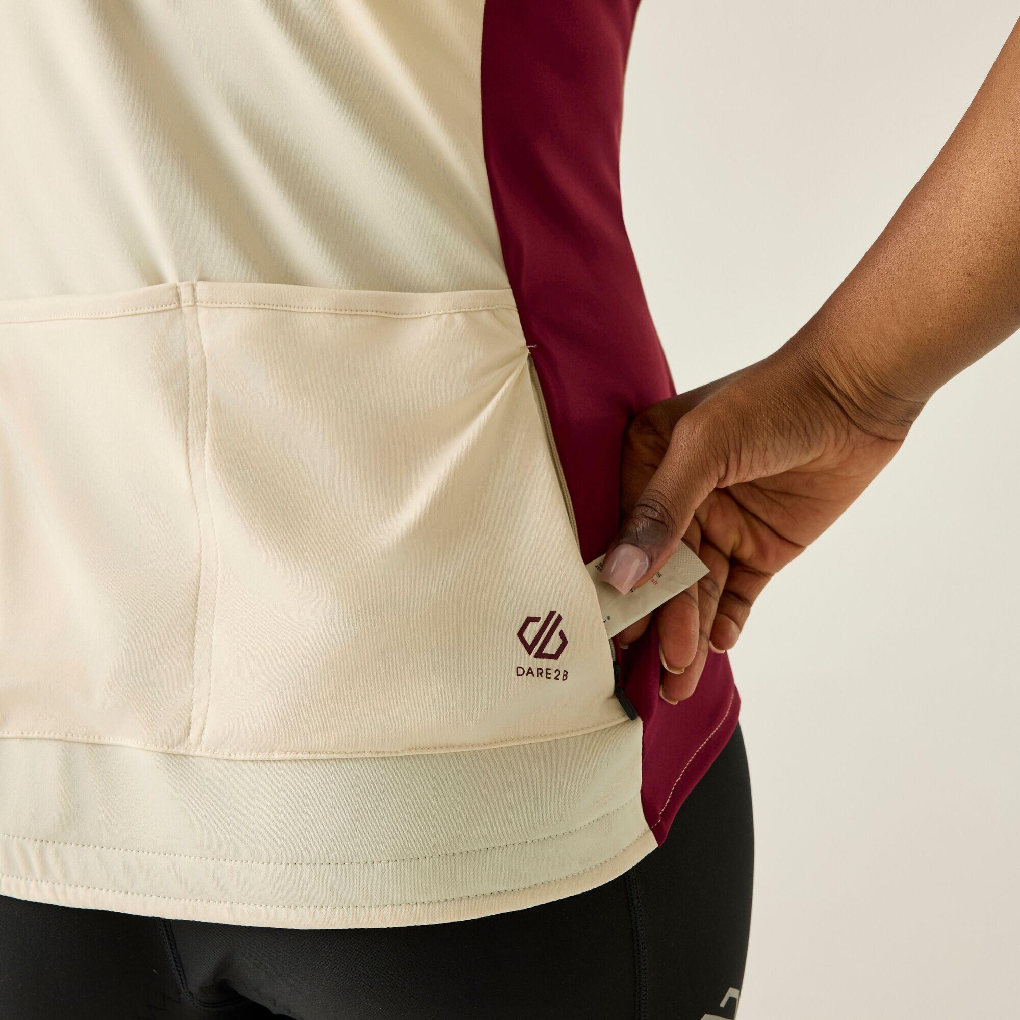 Maillot de cyclisme à manches courtes et demi-zip pour femme 5/7