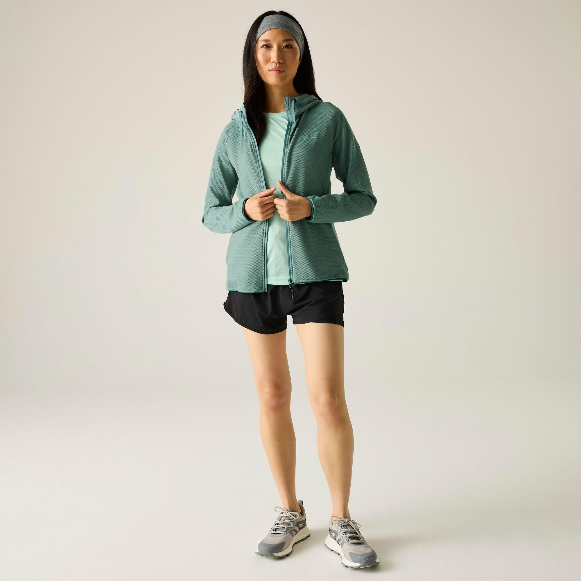 Womens Nayna Full Zip Hooded Fleece 3/7