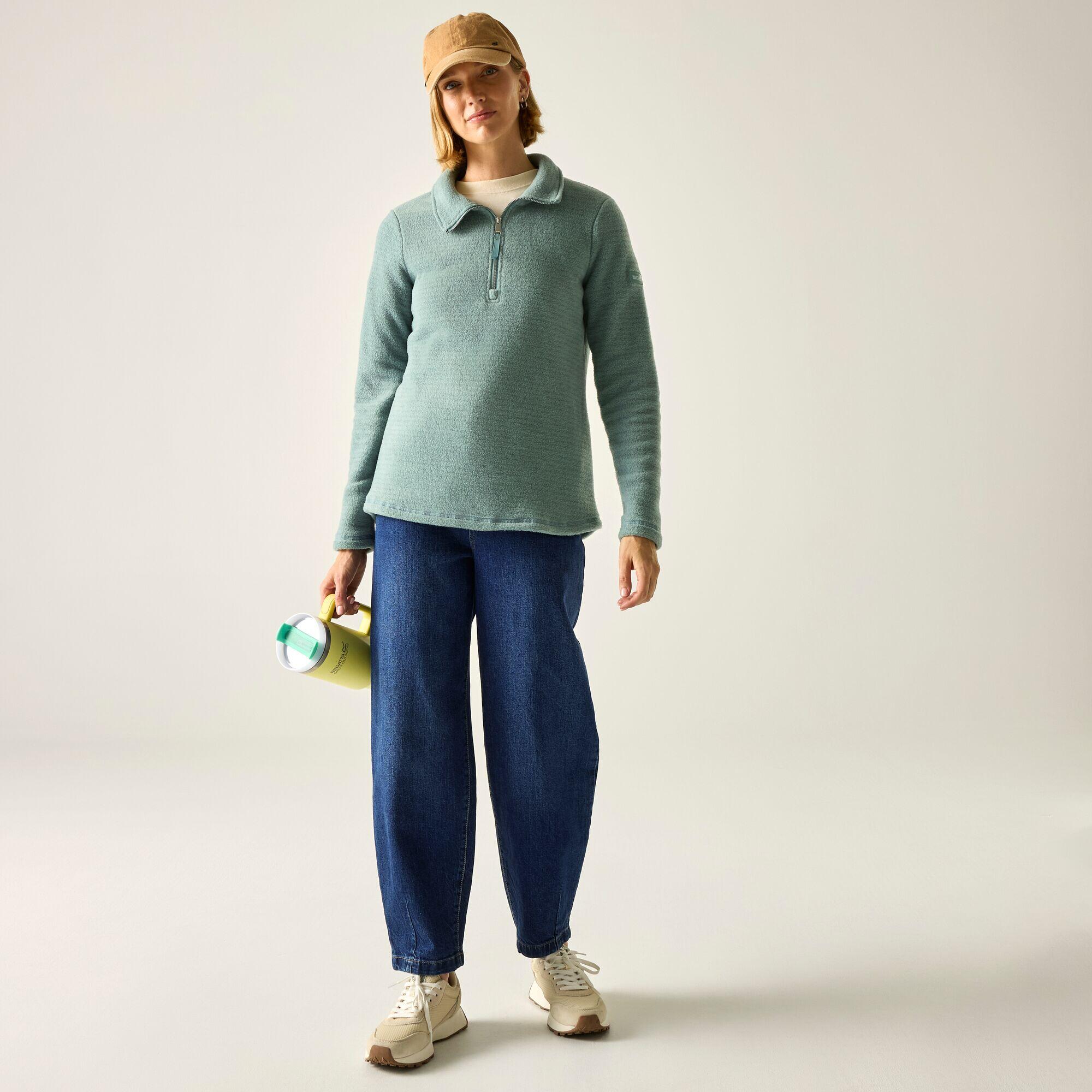 Fleece Hiking Dames Half-zip Solenne Ii 3/7
