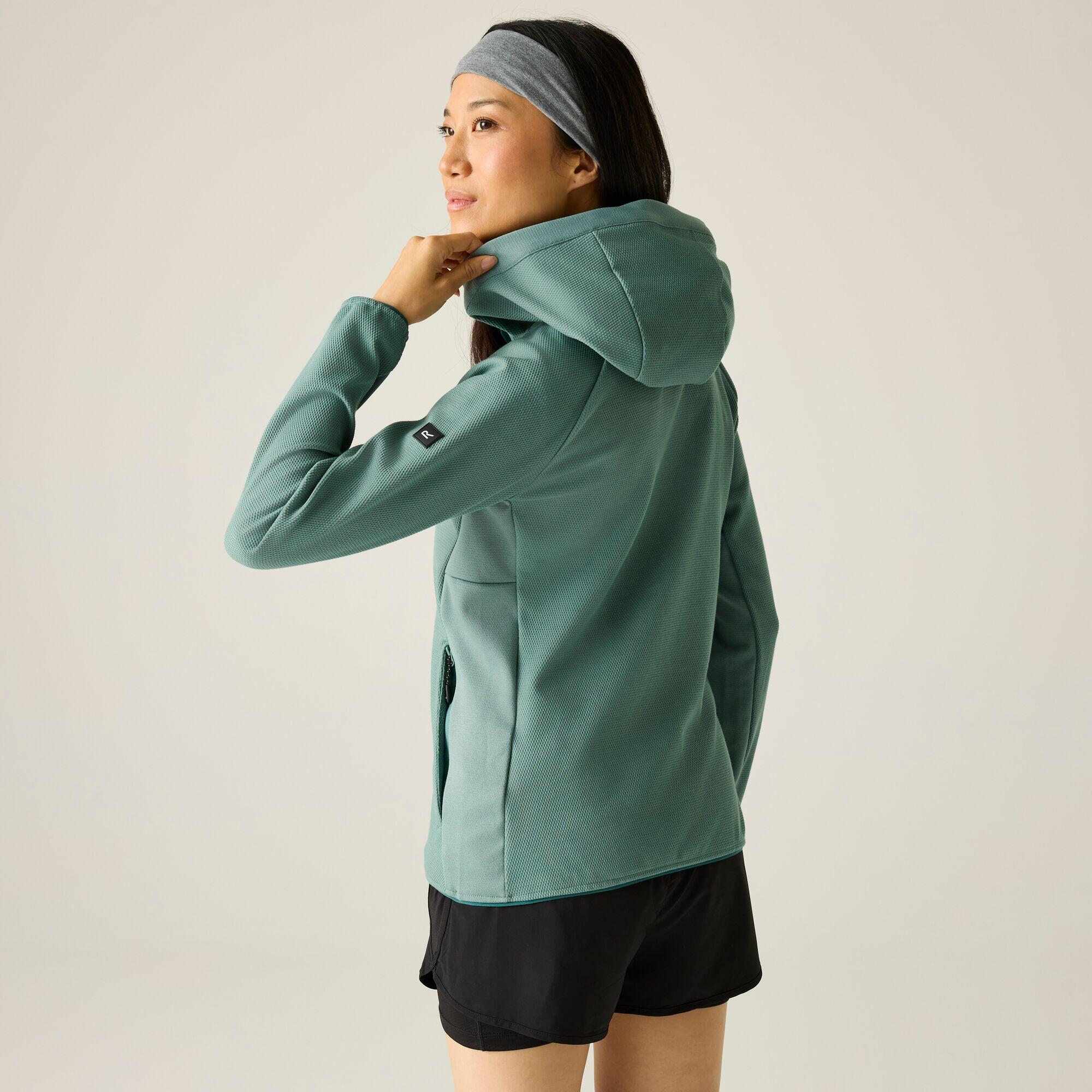 Womens Nayna Full Zip Hooded Fleece 2/7