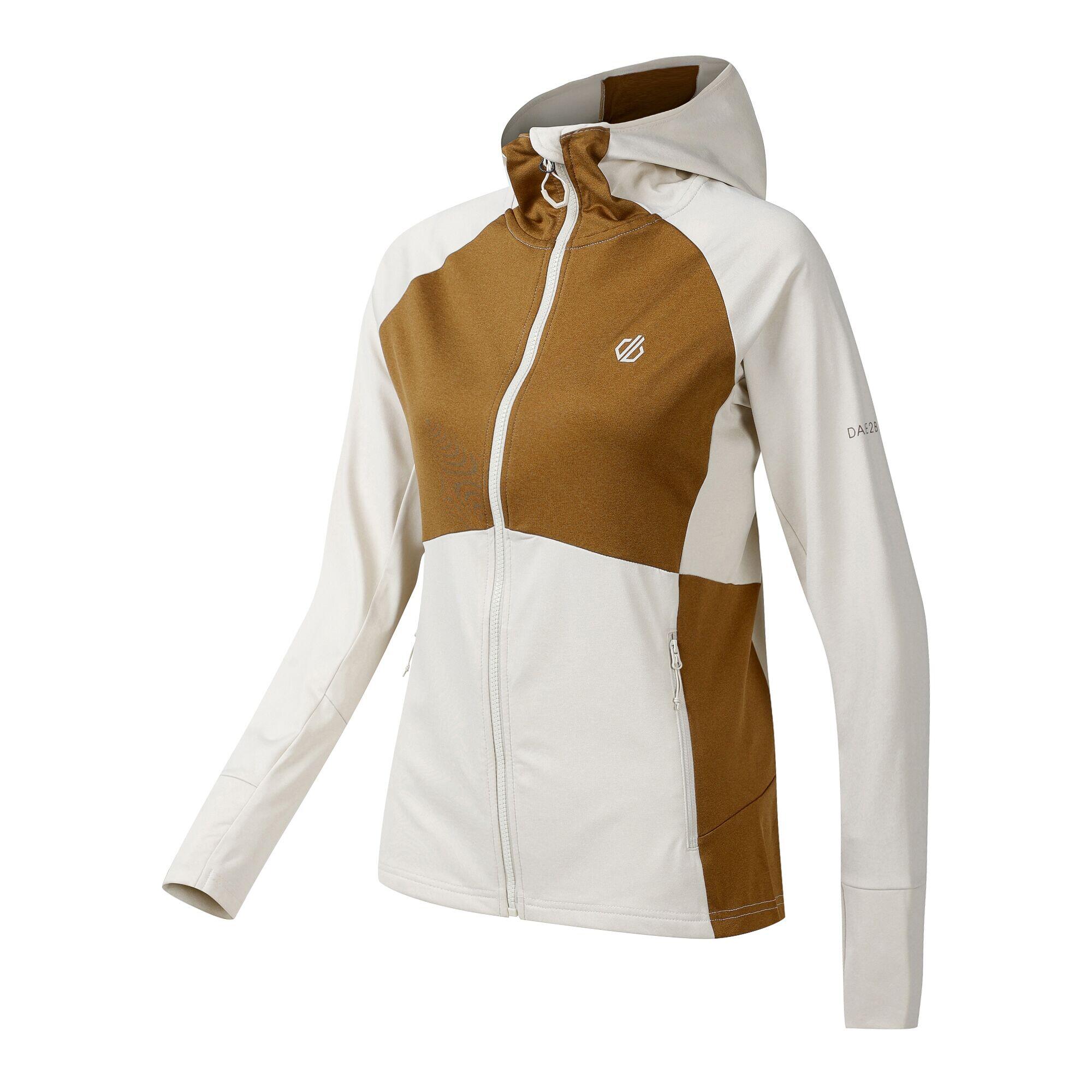 Dames Evolving III Colour Blocked Hooded Stretch Midlayer 2/3