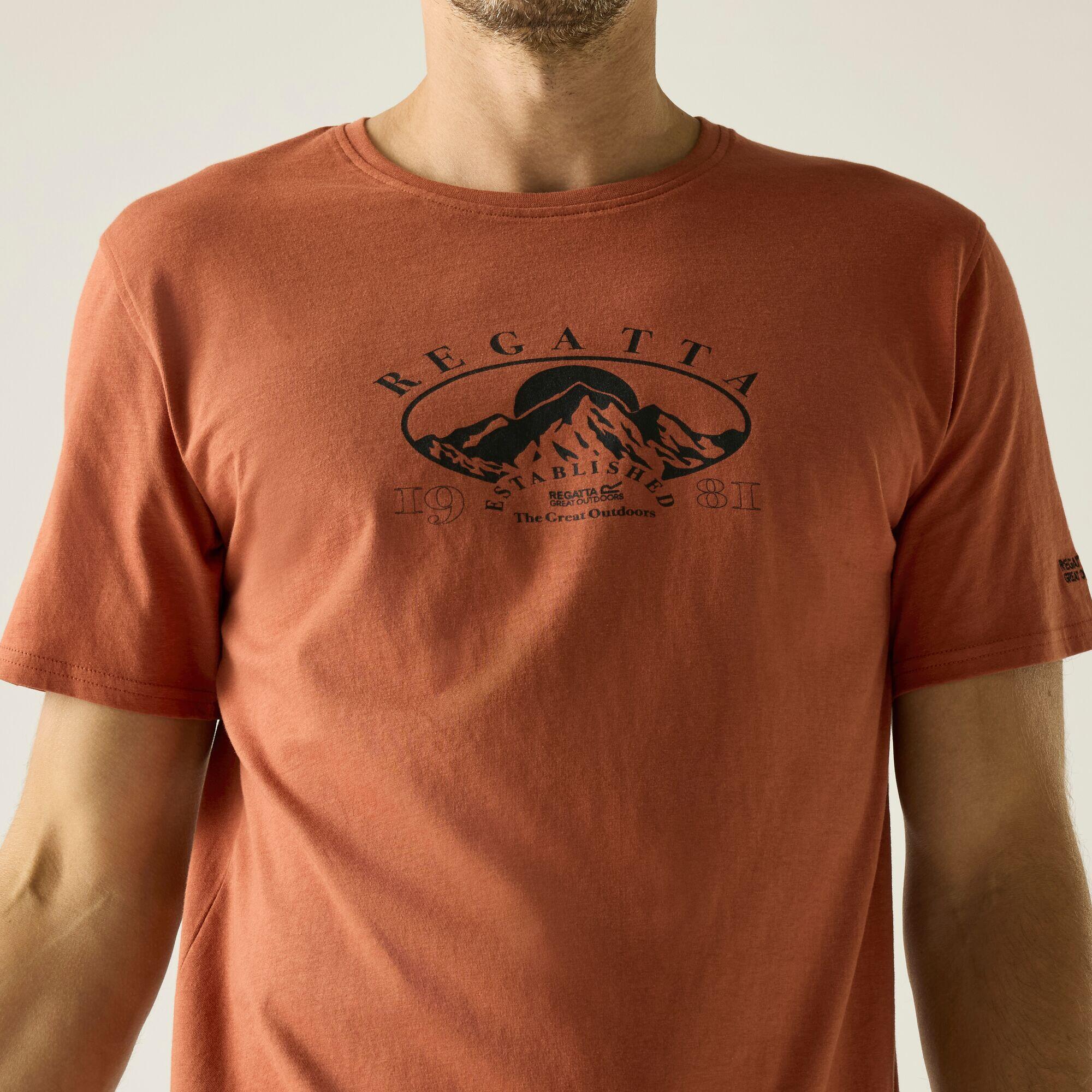 Cline IX T-shirt met korte mouwen en grafische print voor heren 4/7