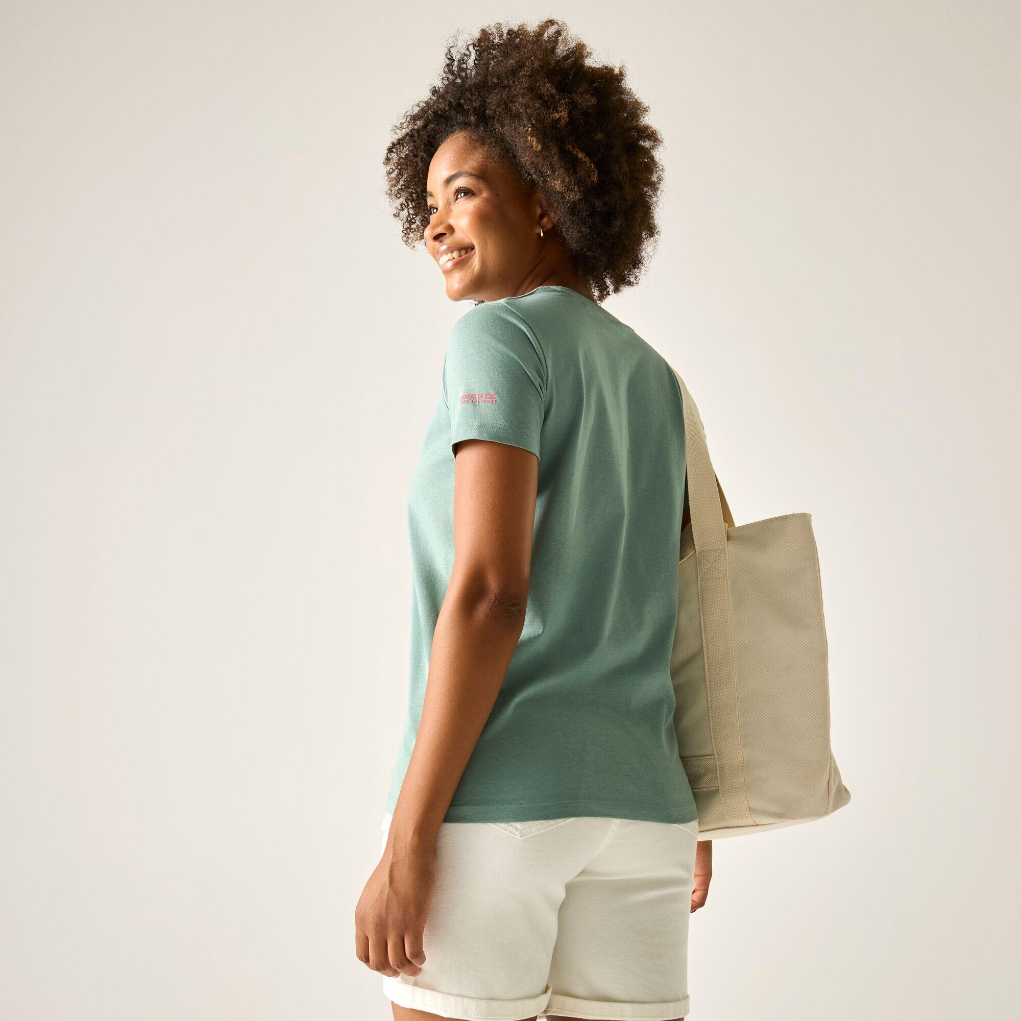 Dames Filandra IX T-shirt met korte mouwen en grafische print 3/7