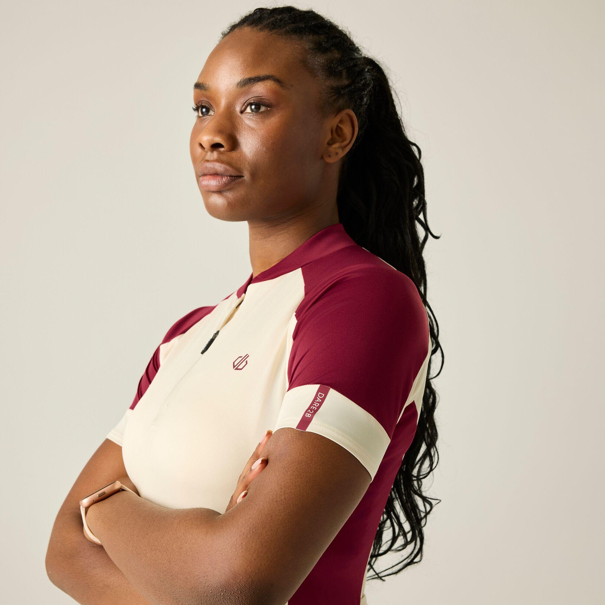 Maillot de cyclisme à manches courtes et demi-zip pour femme 4/7