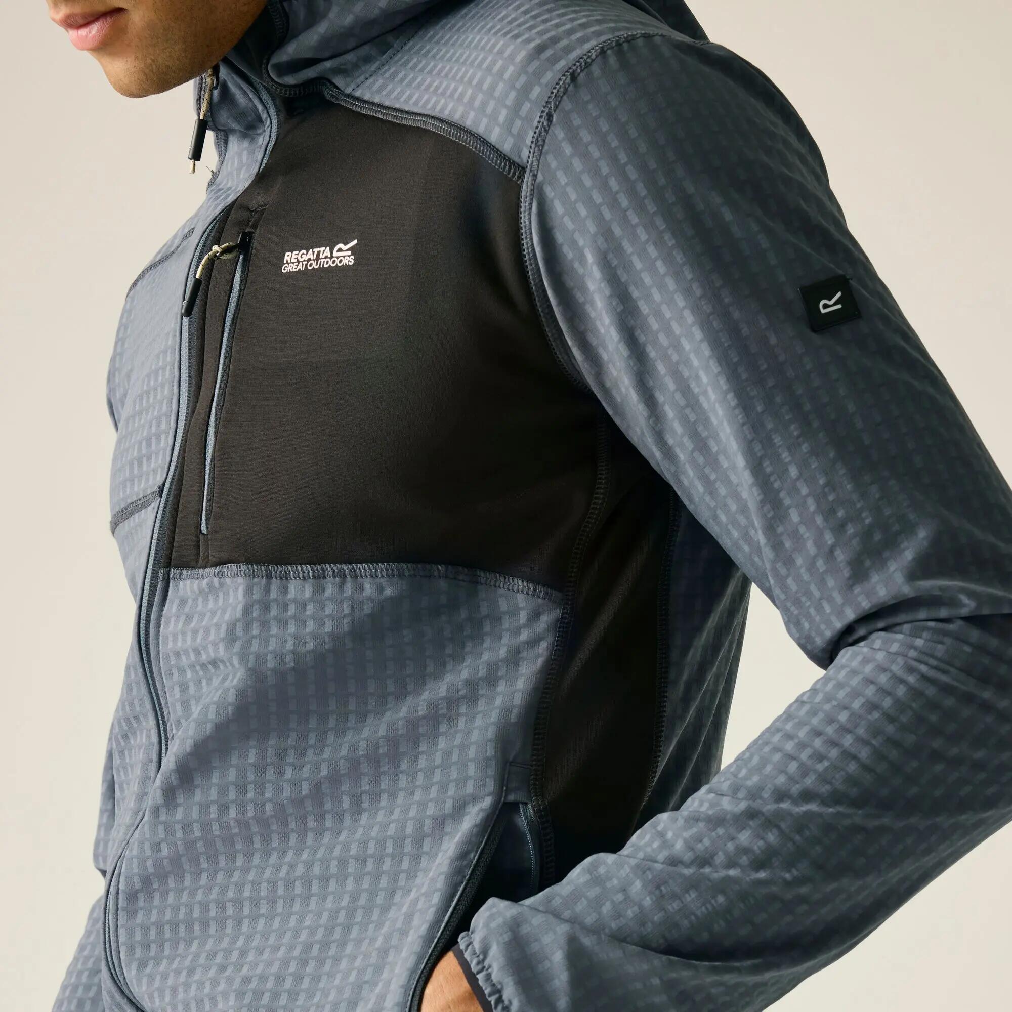 Polar con capucha y cremallera completa Alven para hombre 5/8