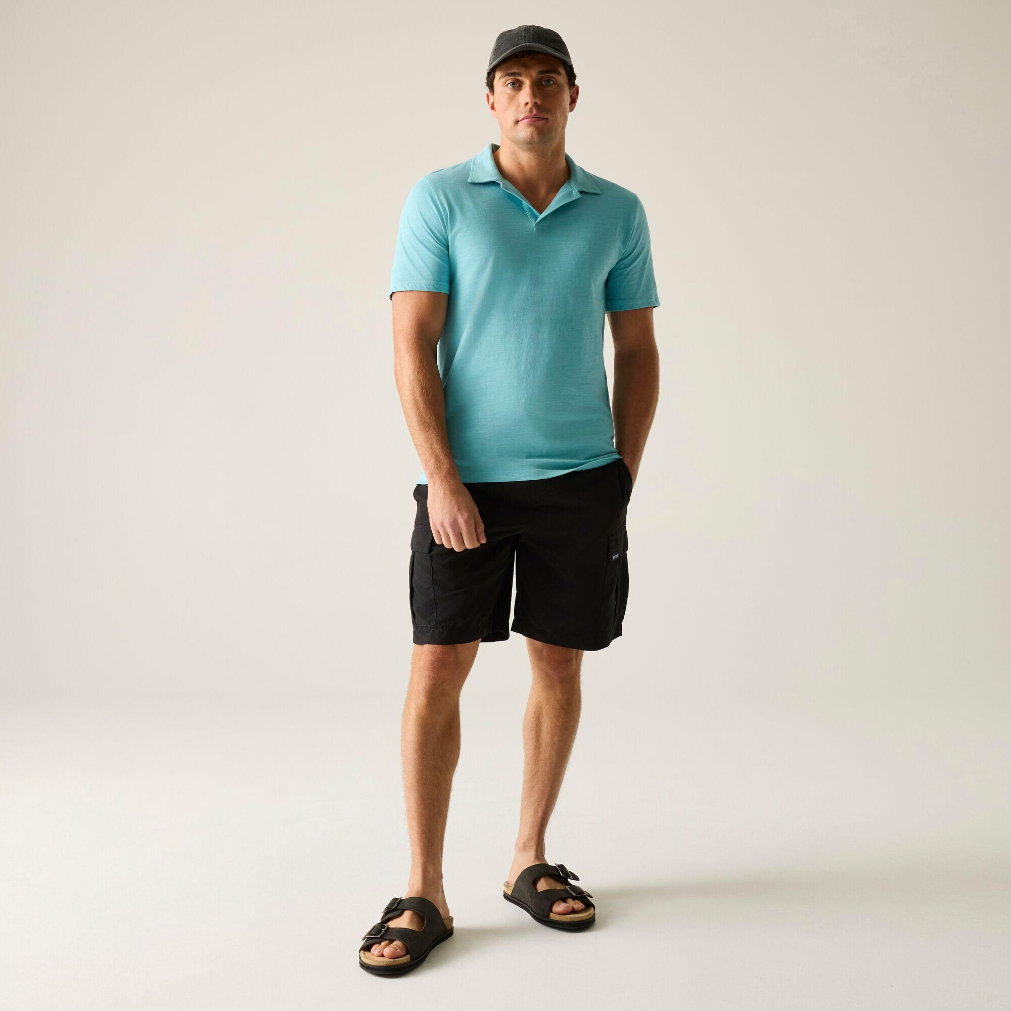 Polo da uomo Hadvo con scollo aperto 3/7