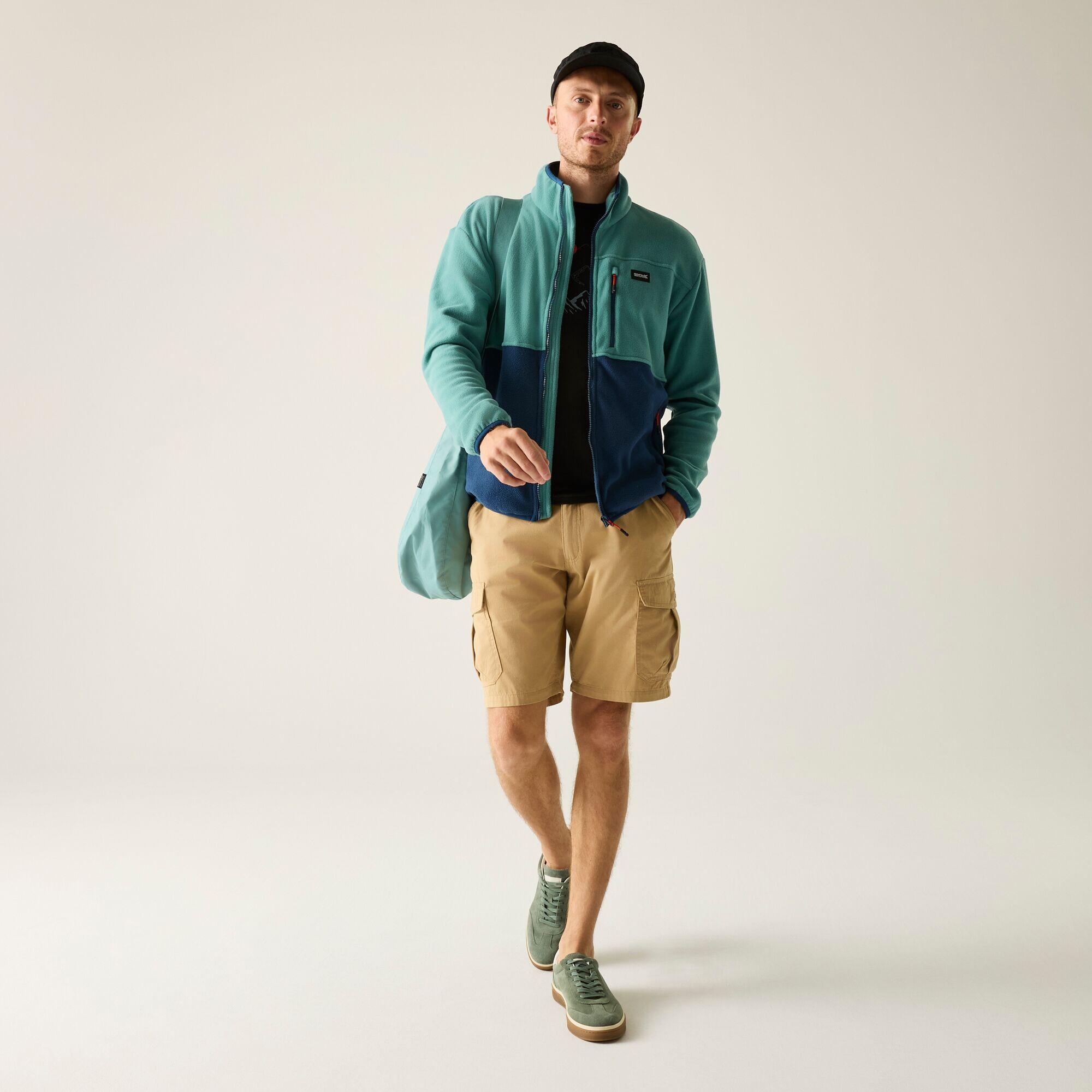 Polaire zippée intégrale Frankie pour homme, color block 3/7