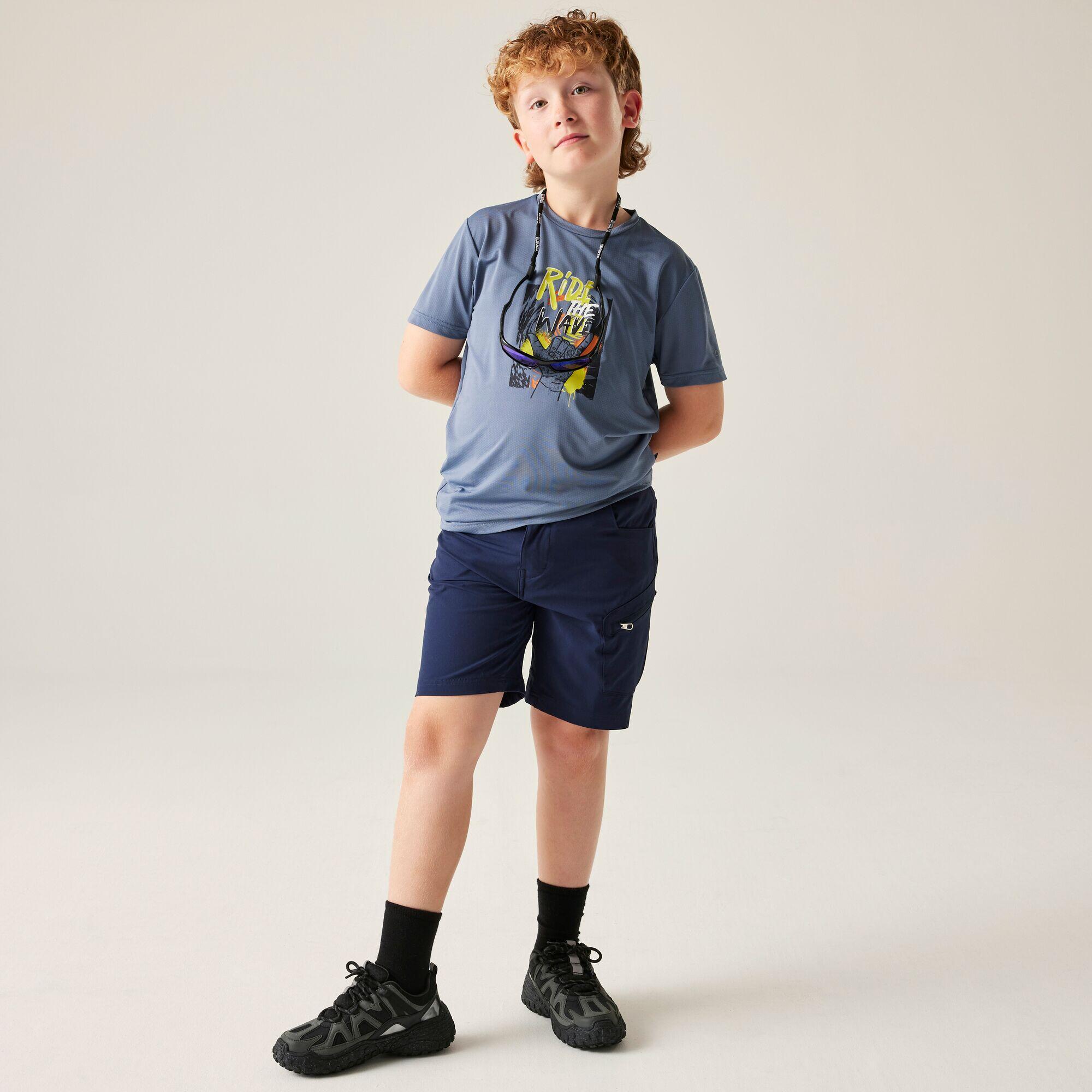 Kinder Amuse III T-shirt met korte mouwen en mesh-print 3/7