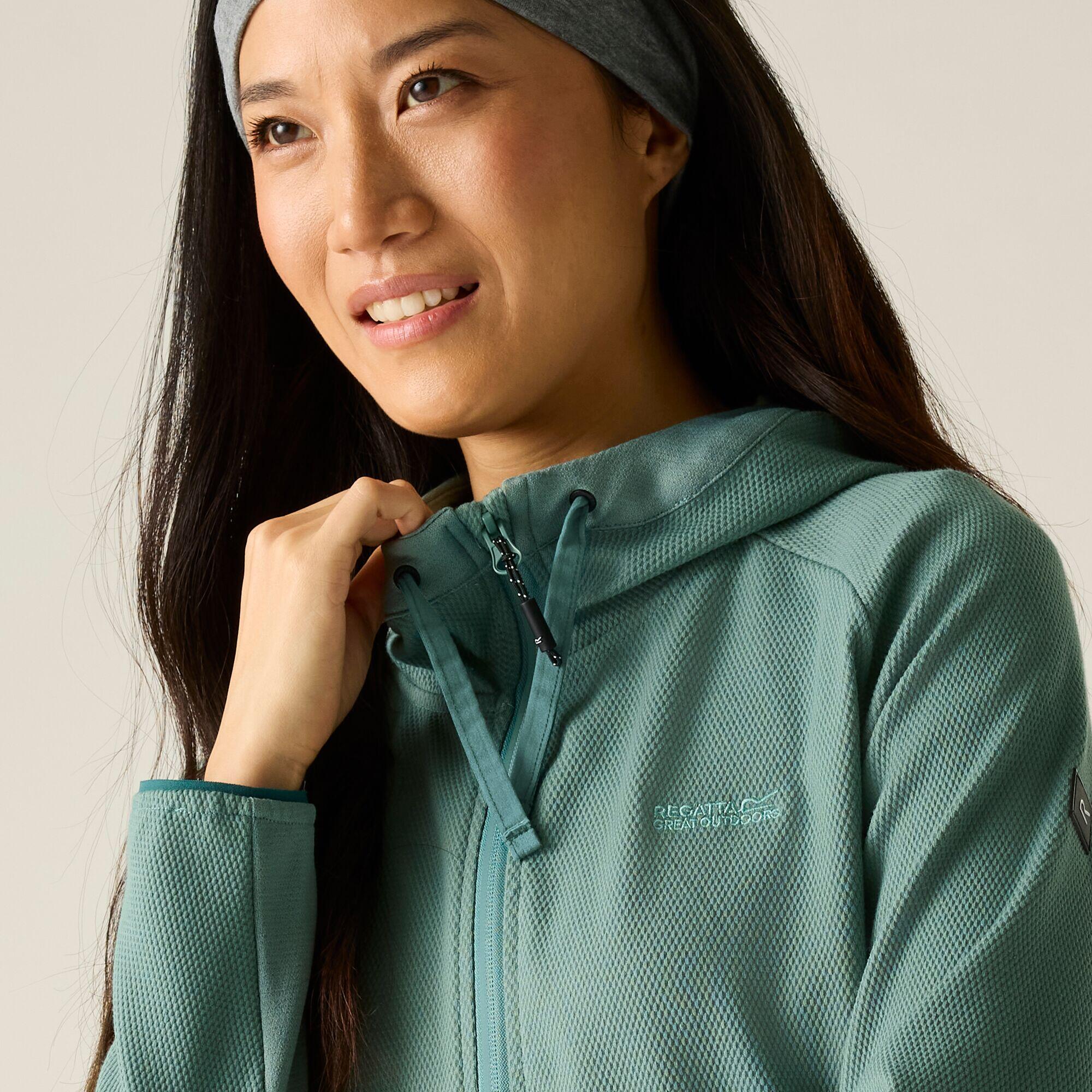 Womens Nayna Full Zip Hooded Fleece 4/7