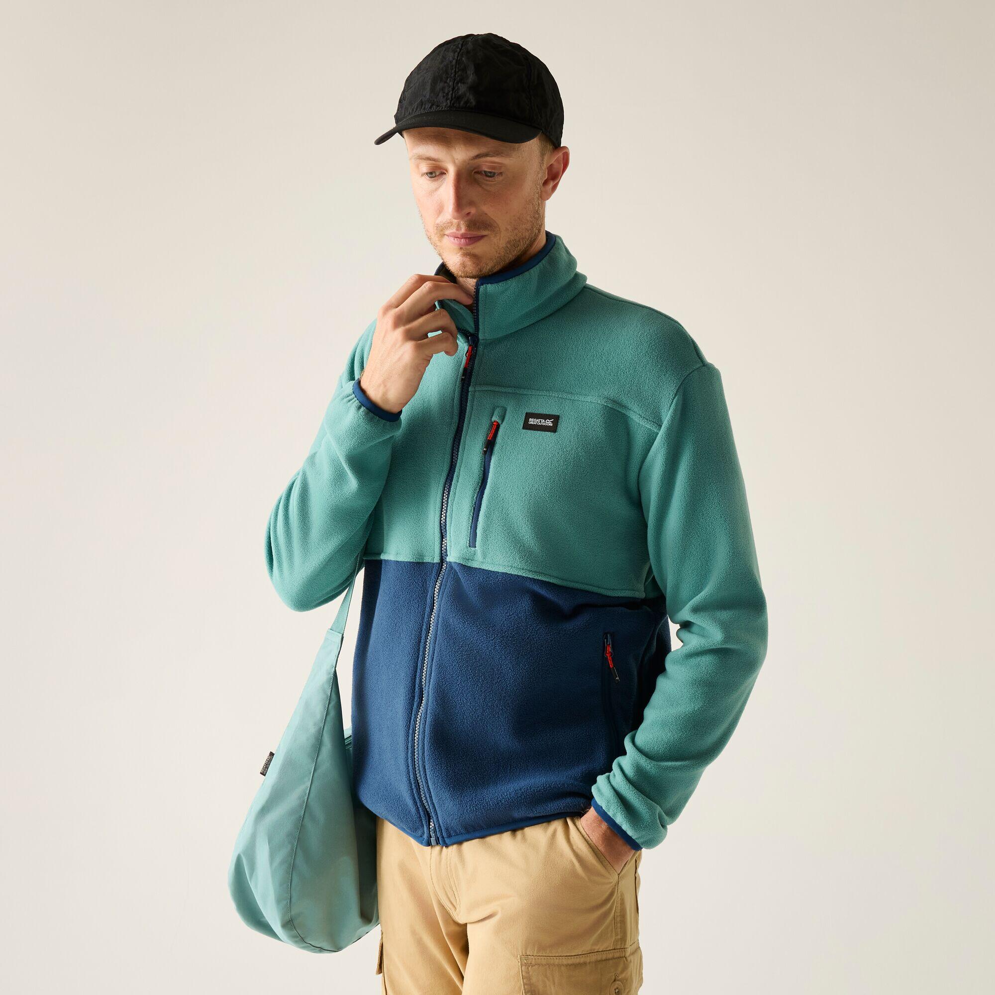 Polaire zippée intégrale Frankie pour homme, color block 5/7