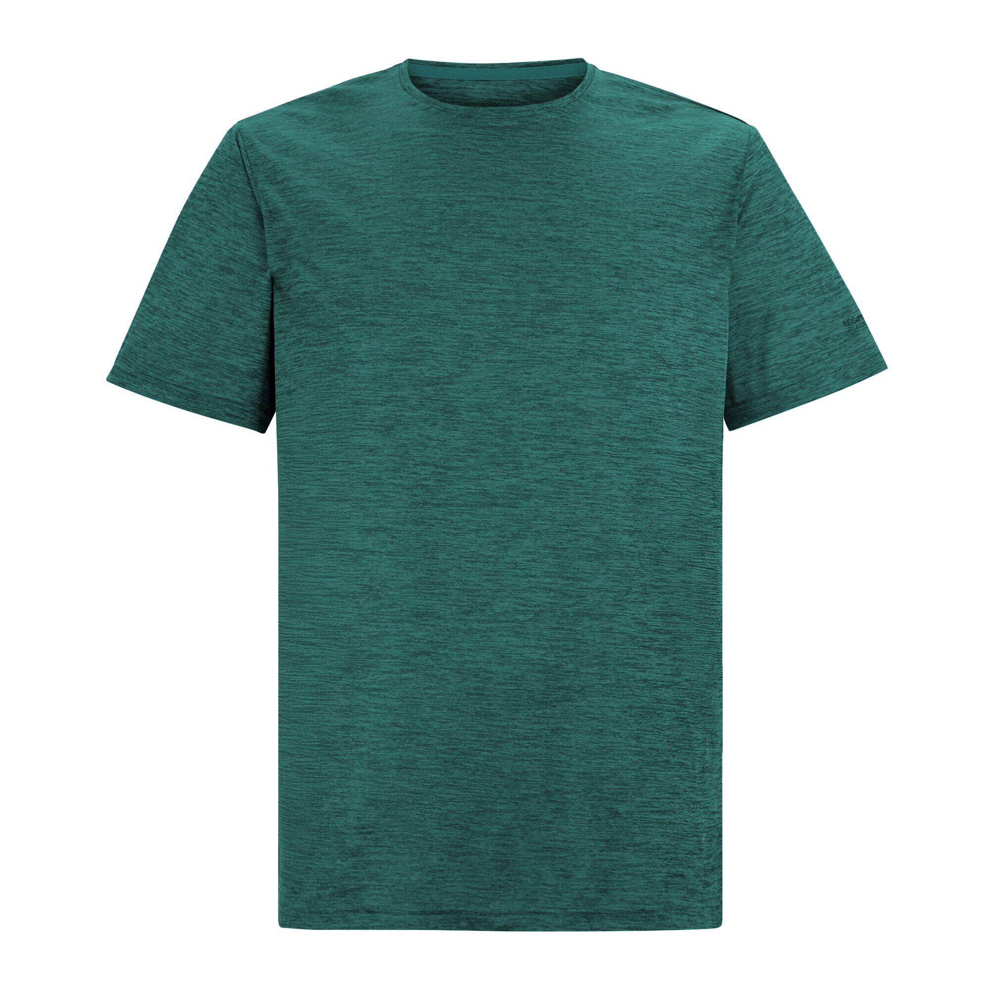 Herren Fingal Edition Kurzarm-T-Shirt in Melange-Optik 5/7