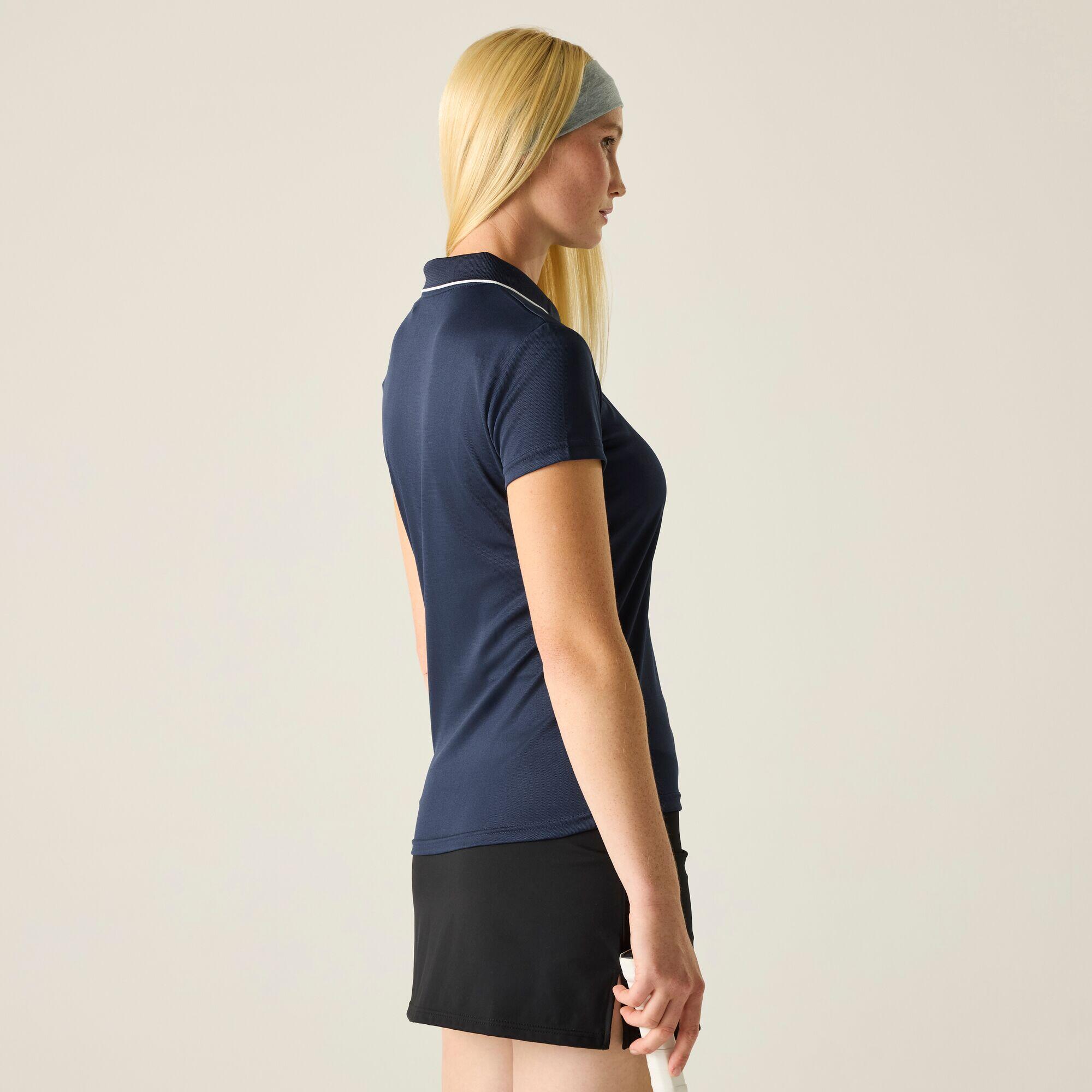 Damen-Polohemd Maverick V mit Logo-Details 2/7