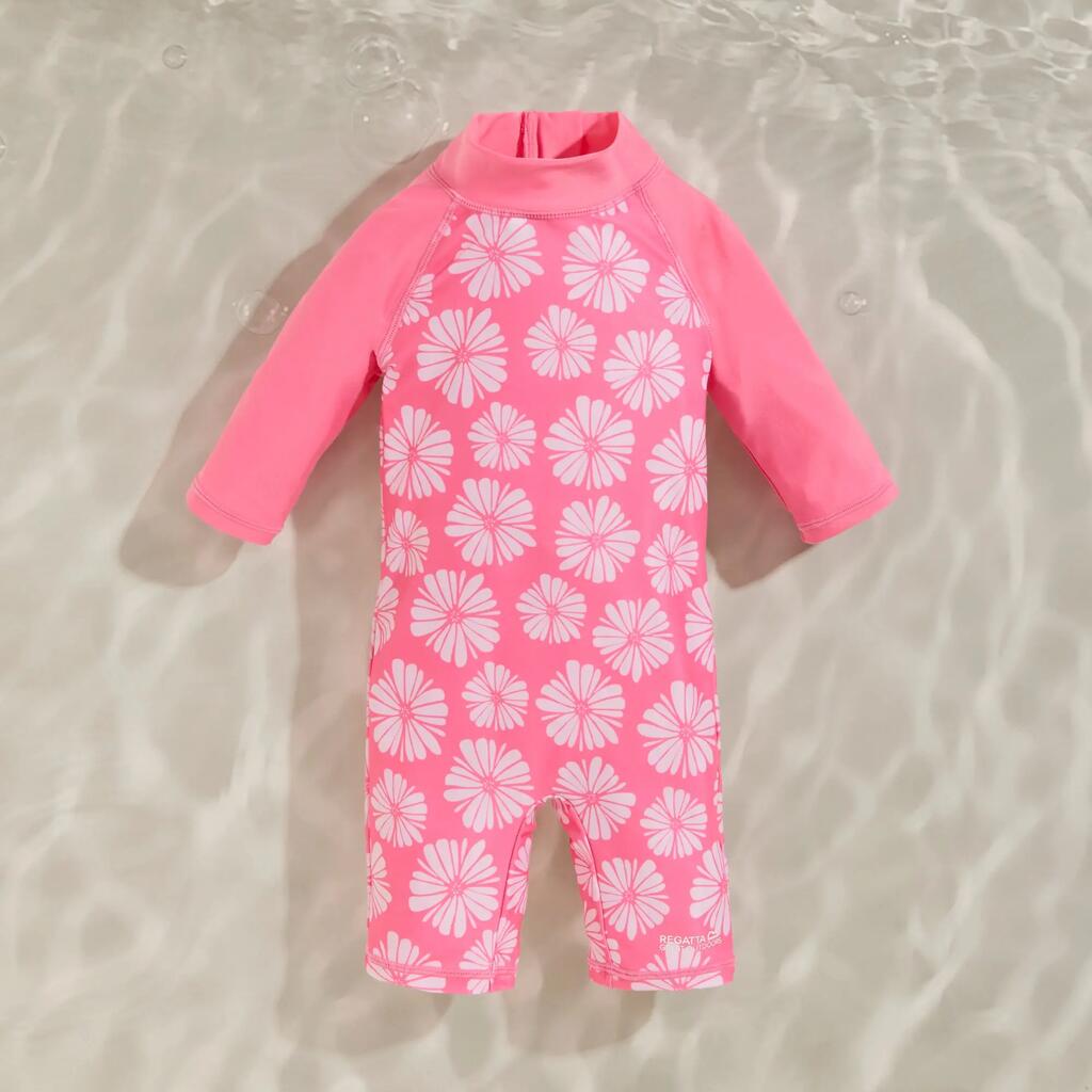 Kids Printed Shortie Rash Suit