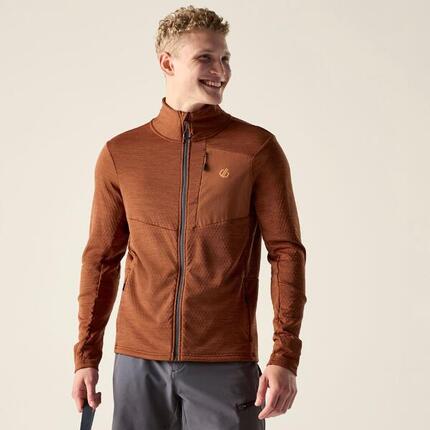 Venture Herren-Stretch-Midlayer mit durchgehendem Reißverschluss