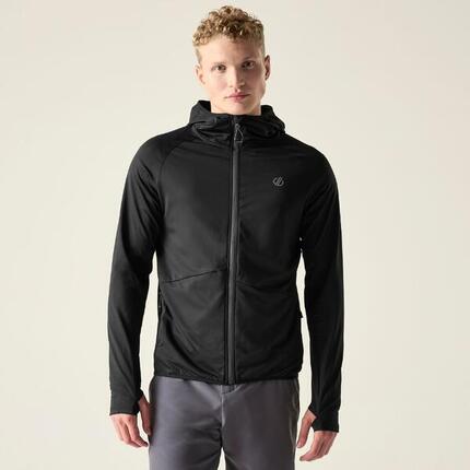 Herren-Stretch-Midlayer Assimilate VI mit Kapuze und Vollreißverschluss