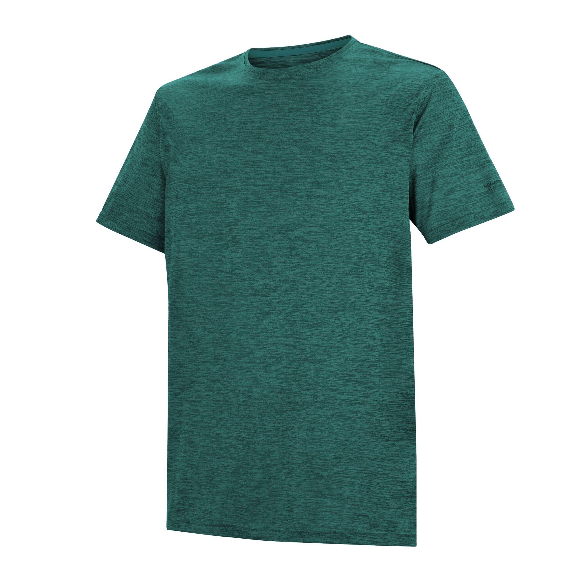 Herren Fingal Edition Kurzarm-T-Shirt in Melange-Optik 7/7