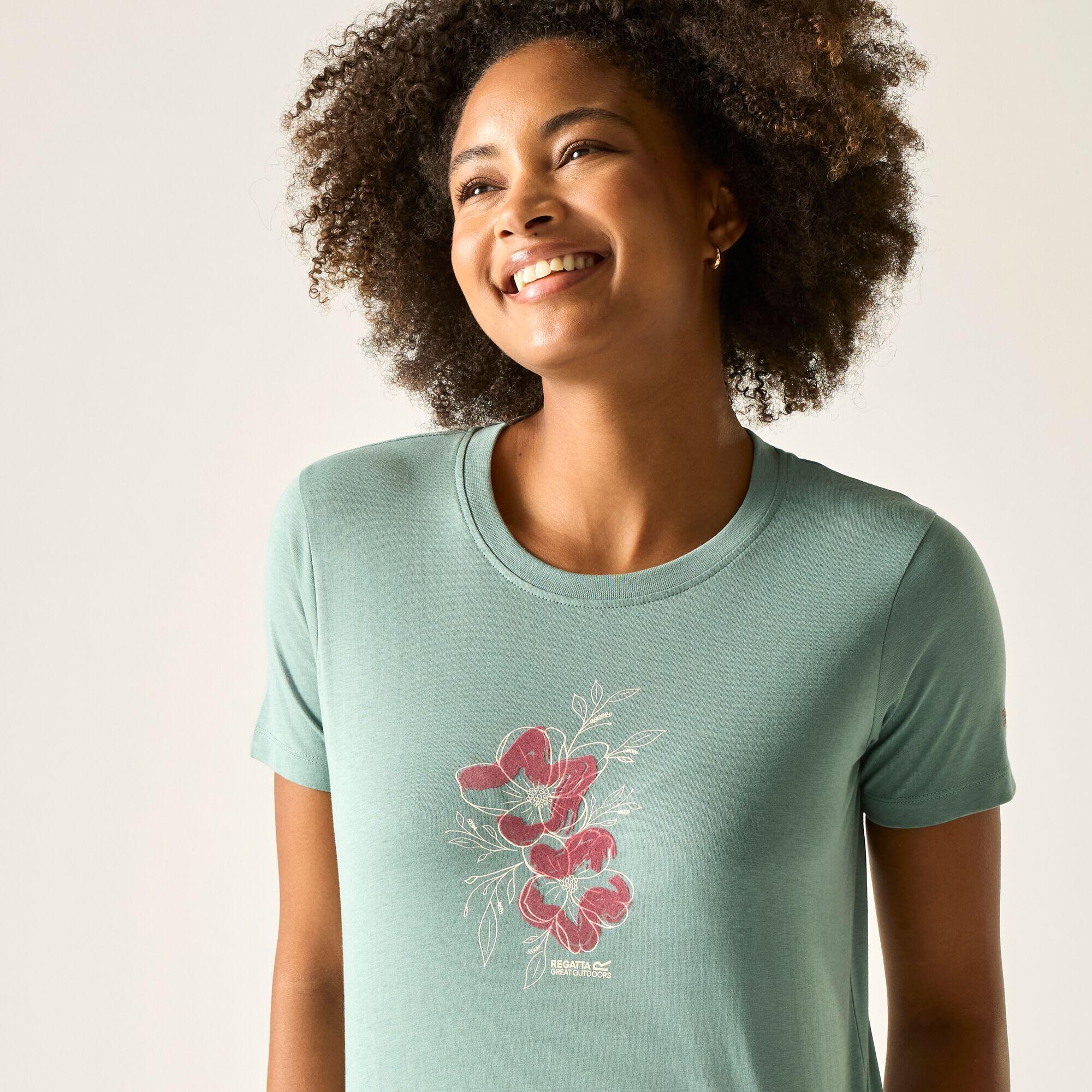 Dames Filandra IX T-shirt met korte mouwen en grafische print 4/7