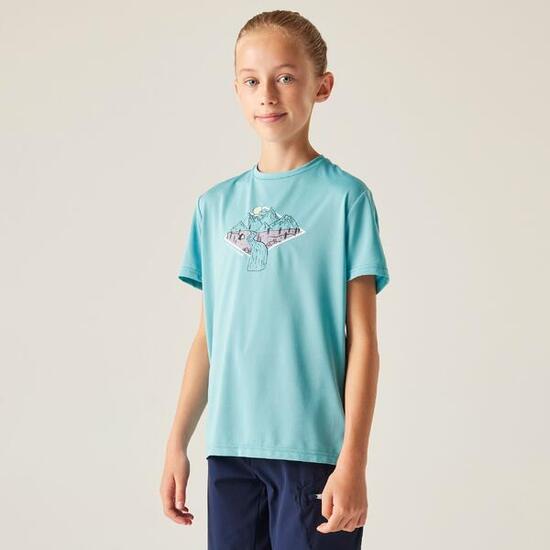 T-shirt graphique amusant et léger à manches courtes pour enfants