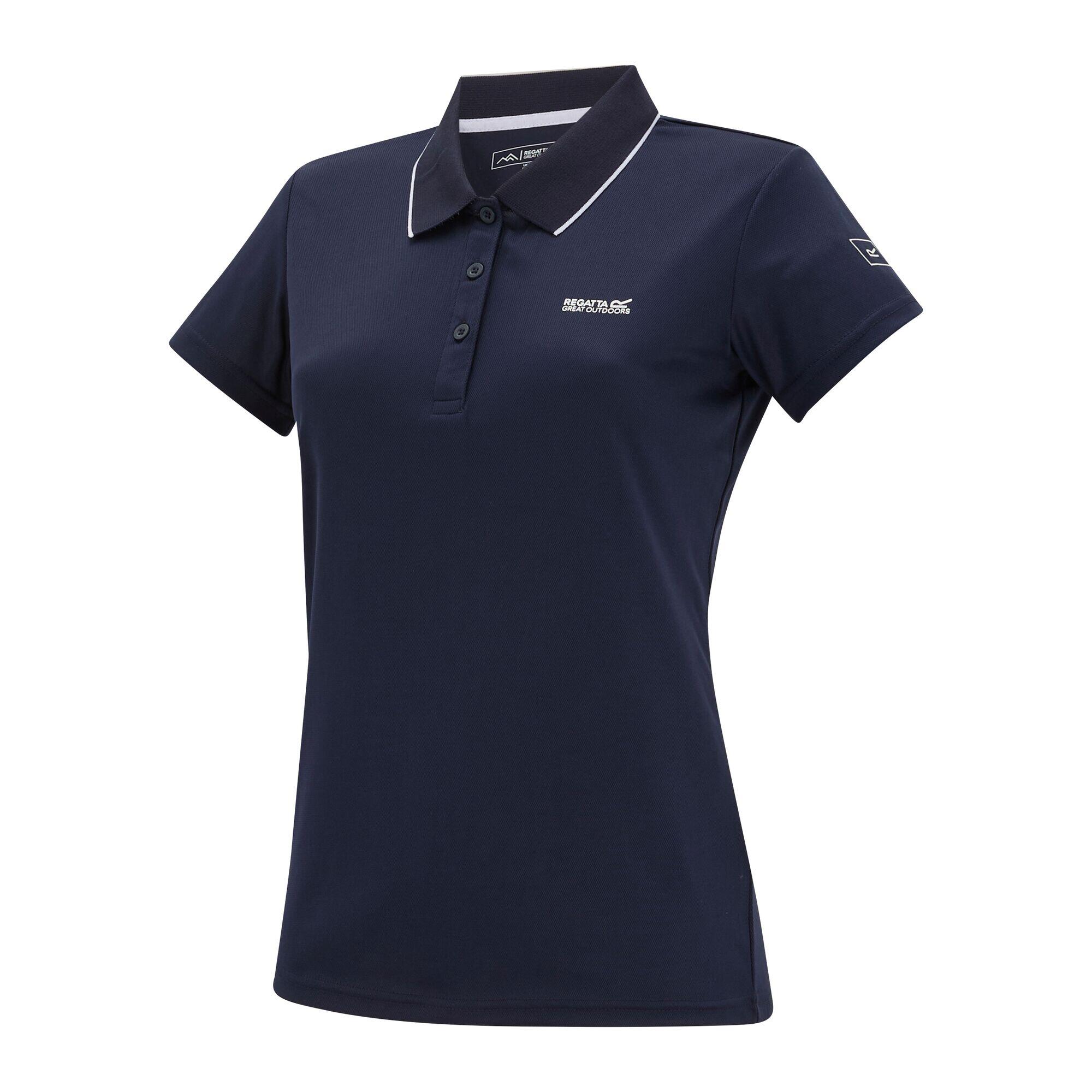 Damen-Polohemd Maverick V mit Logo-Details 7/7