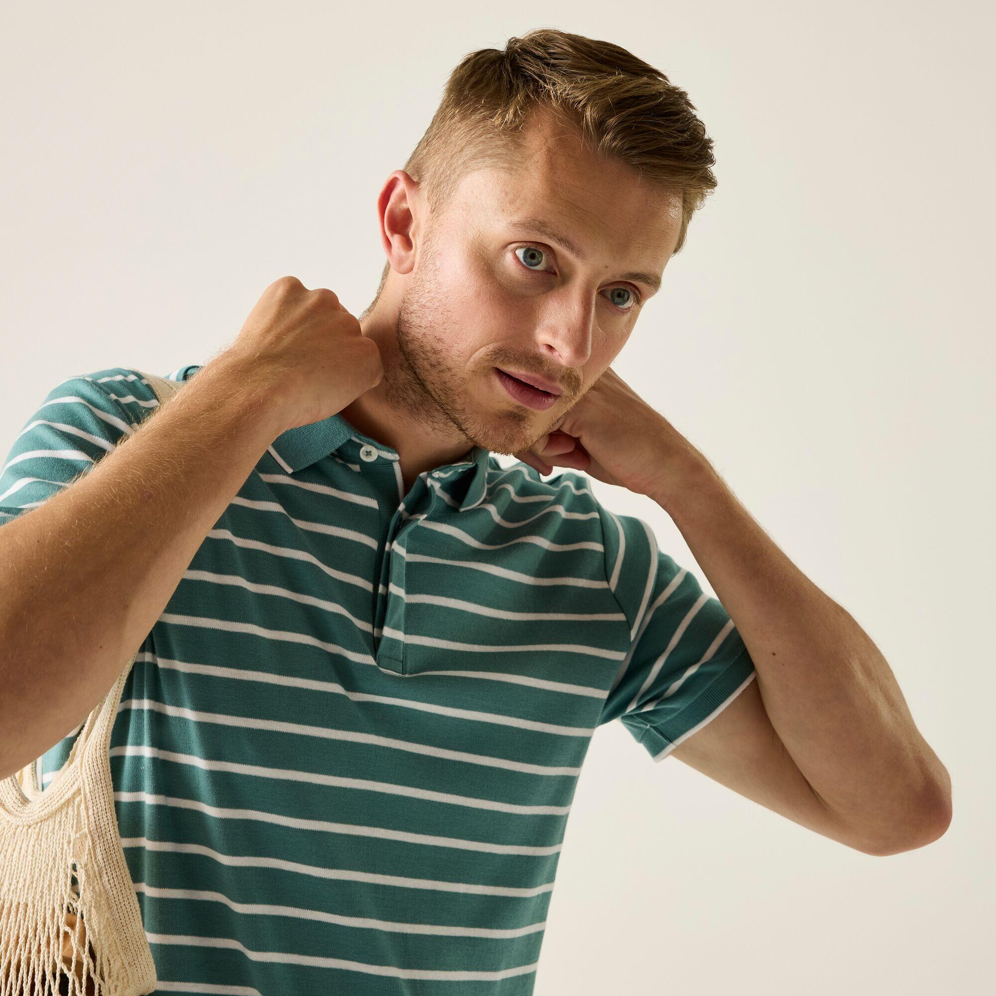 Polo a righe Tiver da uomo 3/7