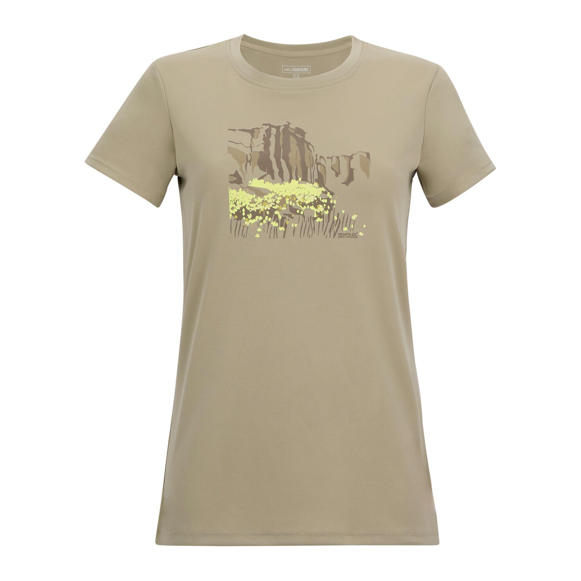 Damen Fingal Kurzarm-T-Shirt mit Grafik 5/7