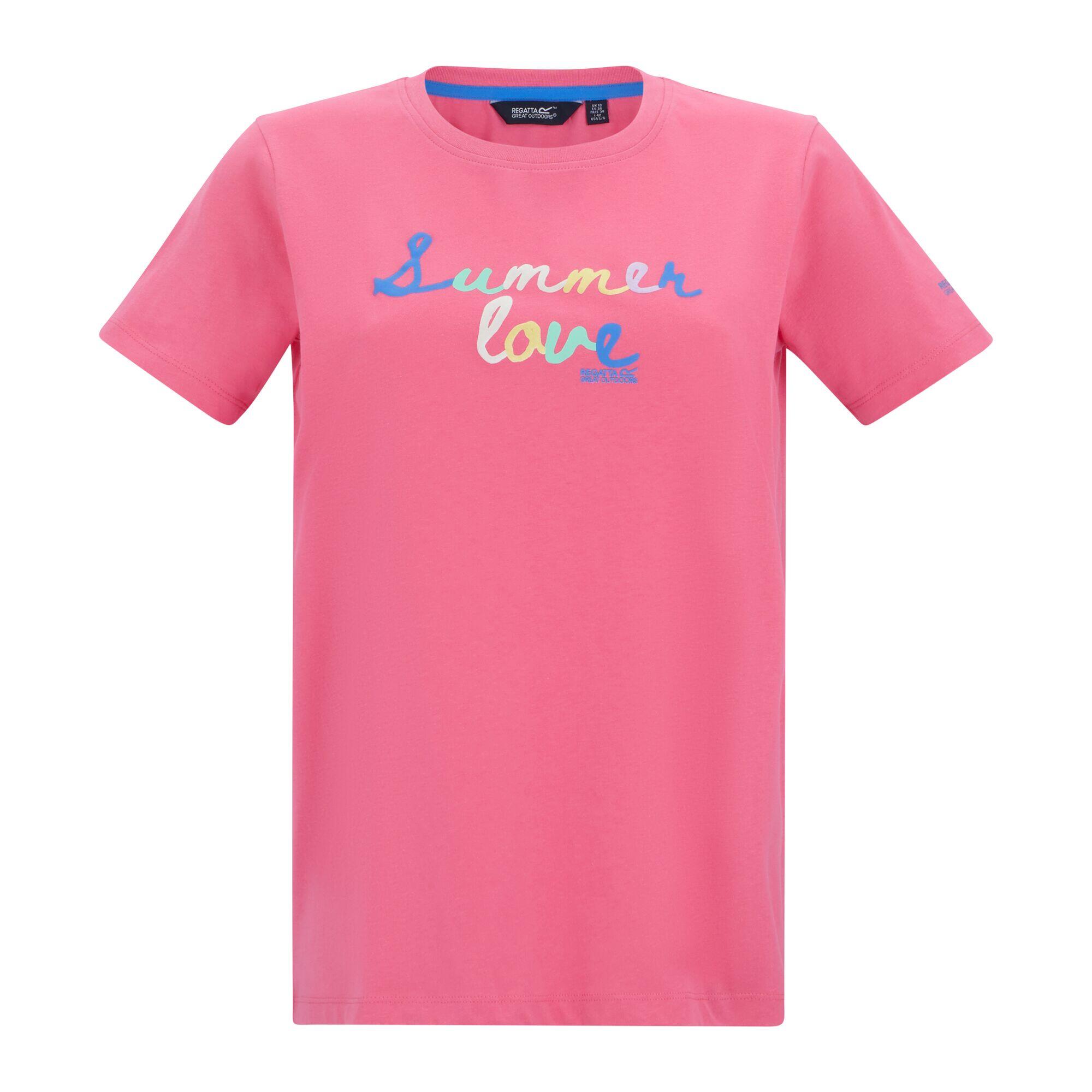 Damen Filandra IX Kurzarm-T-Shirt mit Grafikprint 6/7