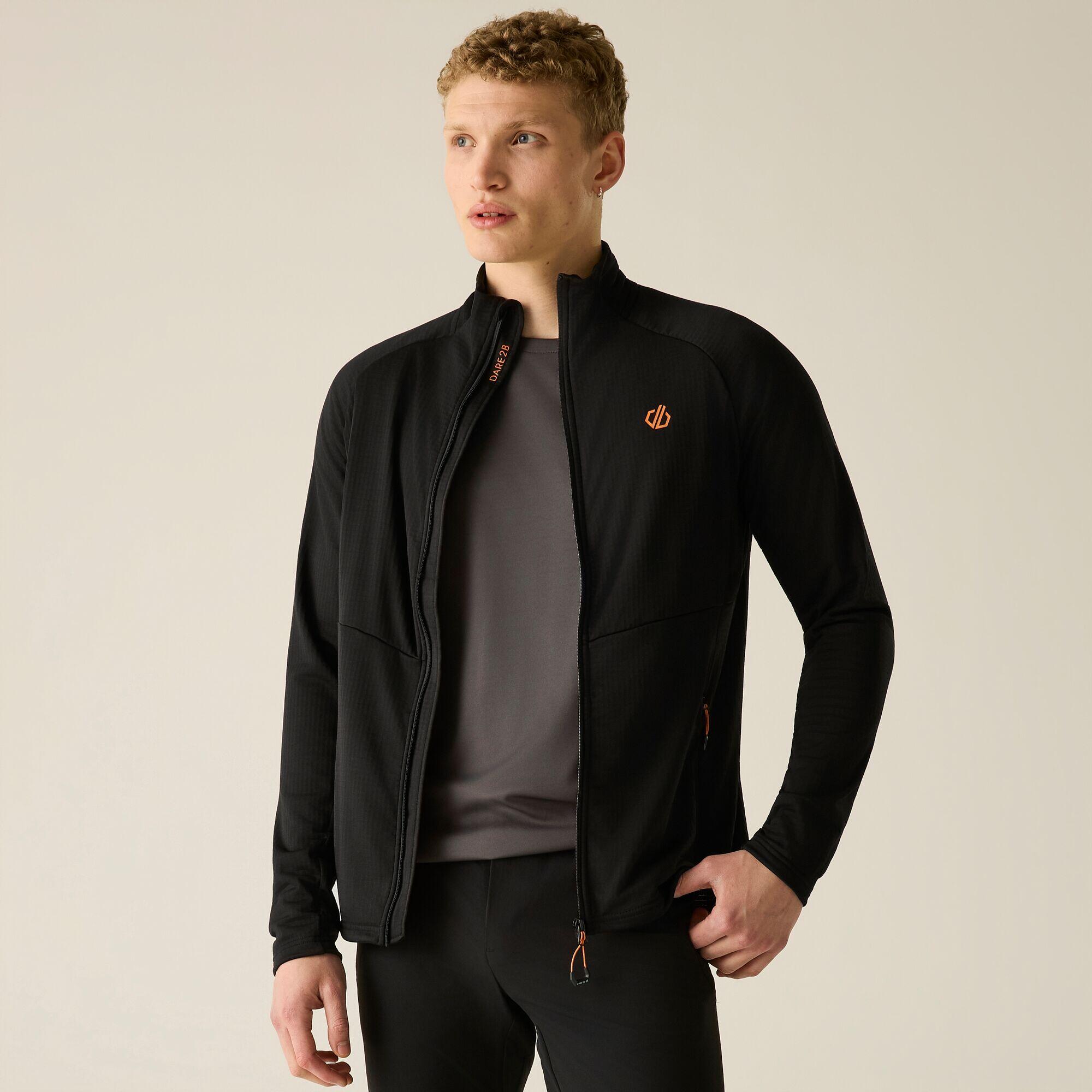 Maglia intermedia elasticizzata con cerniera intera Apex da uomo 5/7