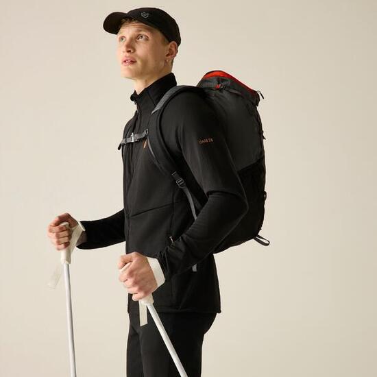 Maglia intermedia elasticizzata con cerniera intera Apex da uomo