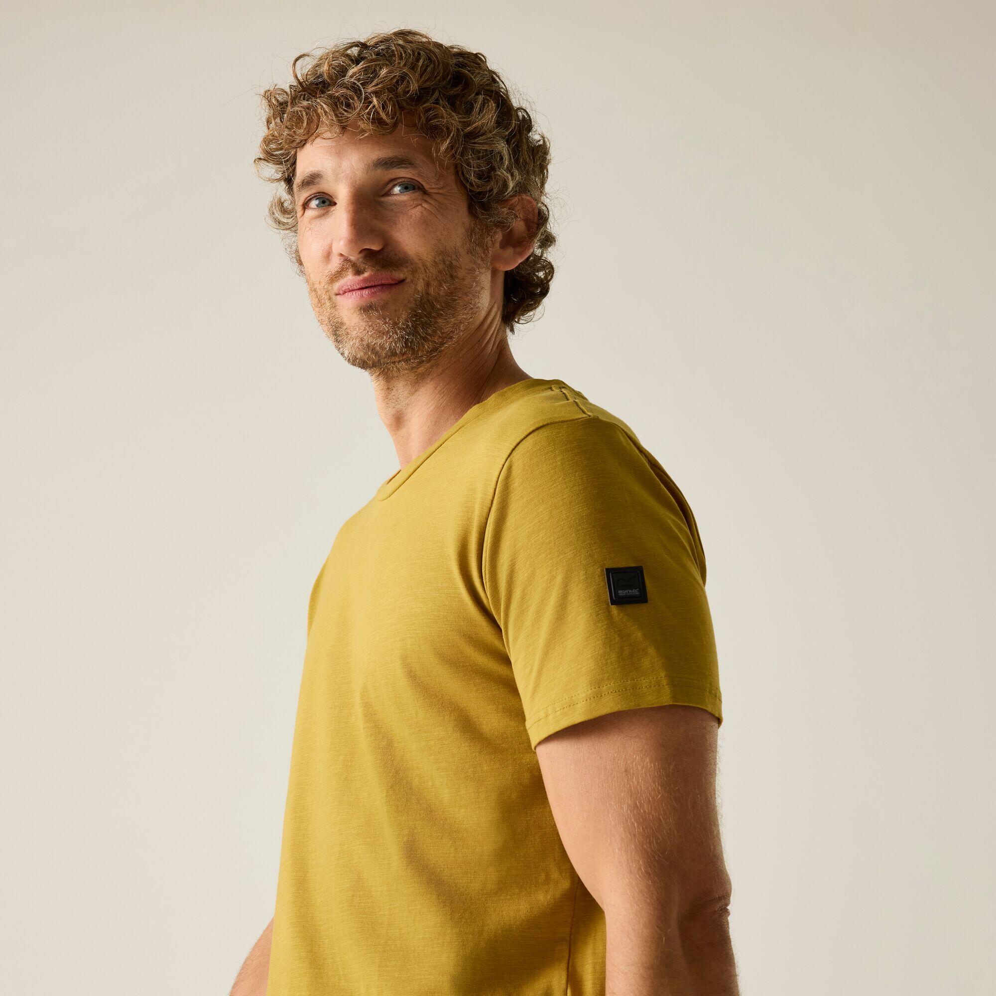 Finlo T-shirt met korte mouwen en logo voor heren 4/7
