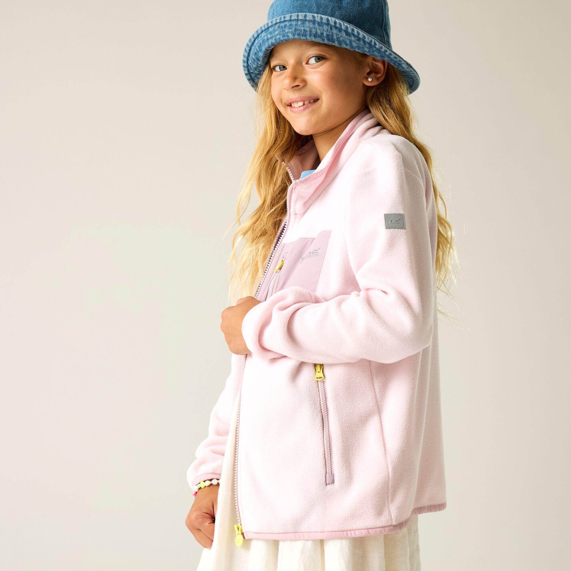 Kinder-Fleecejacke Frankie mit durchgehendem Reißverschluss 5/7