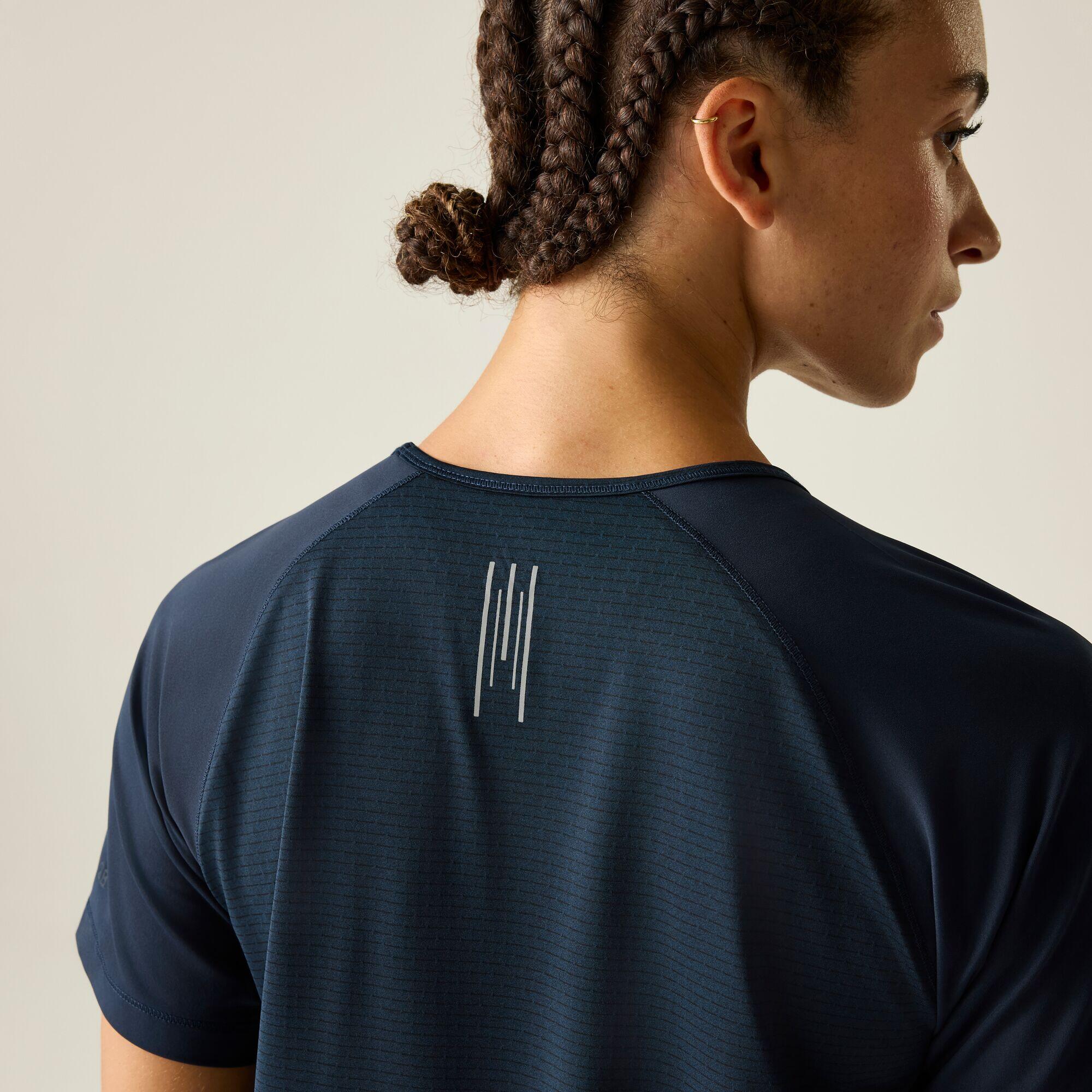 Dames Chase II hardloopshirt met korte mouwen 5/7