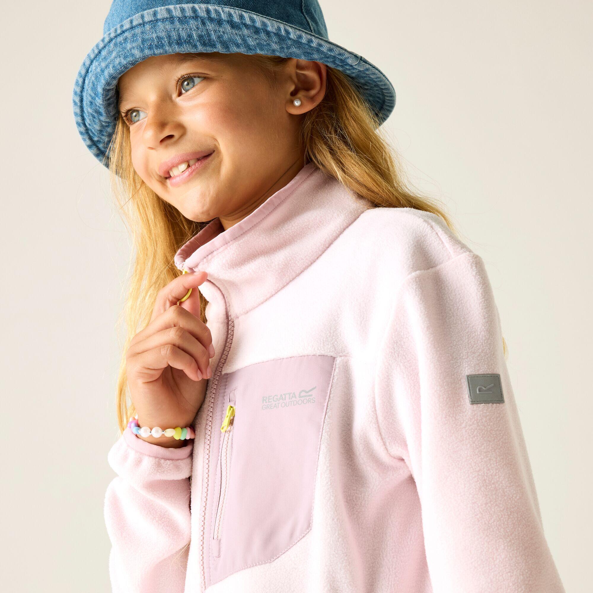 Kinder-Fleecejacke Frankie mit durchgehendem Reißverschluss 4/7