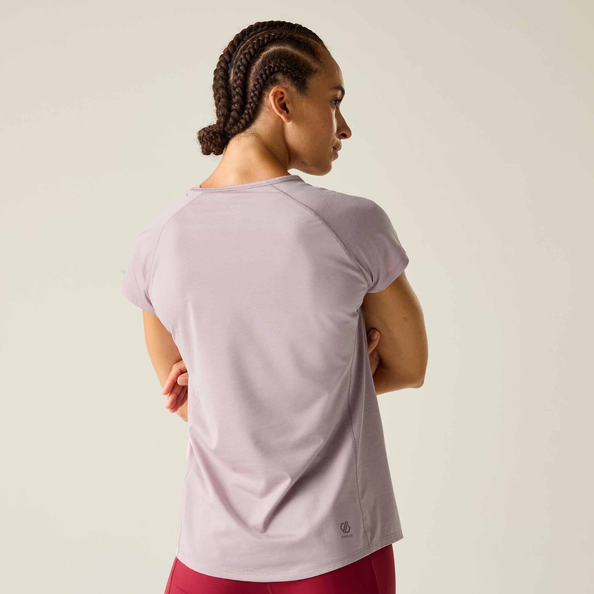 Camiseta deportiva de manga corta con cuello redondo para mujer Corral 2/7
