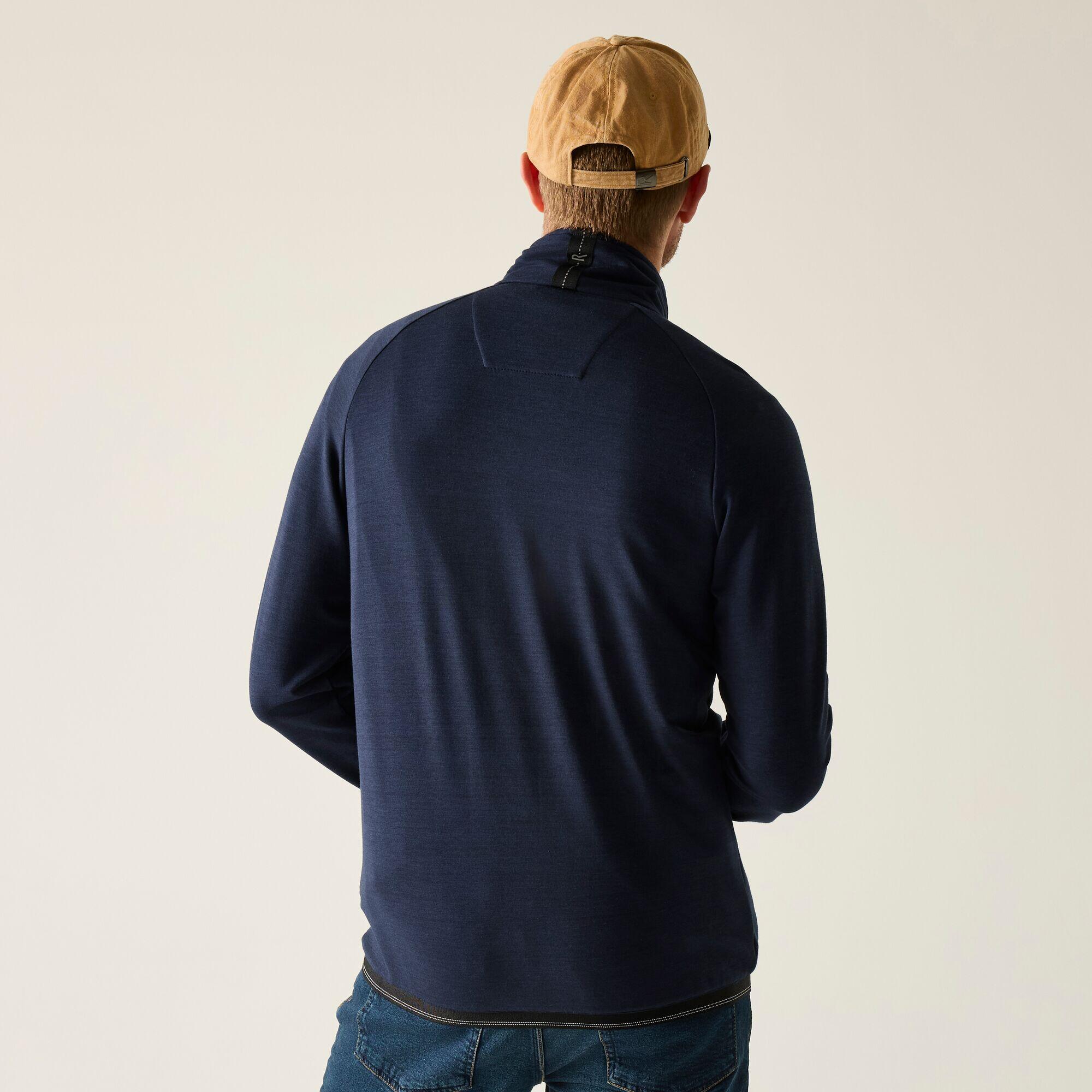 Malton Herren-Fleecejacke mit durchgehendem Reißverschluss, meliert 2/7