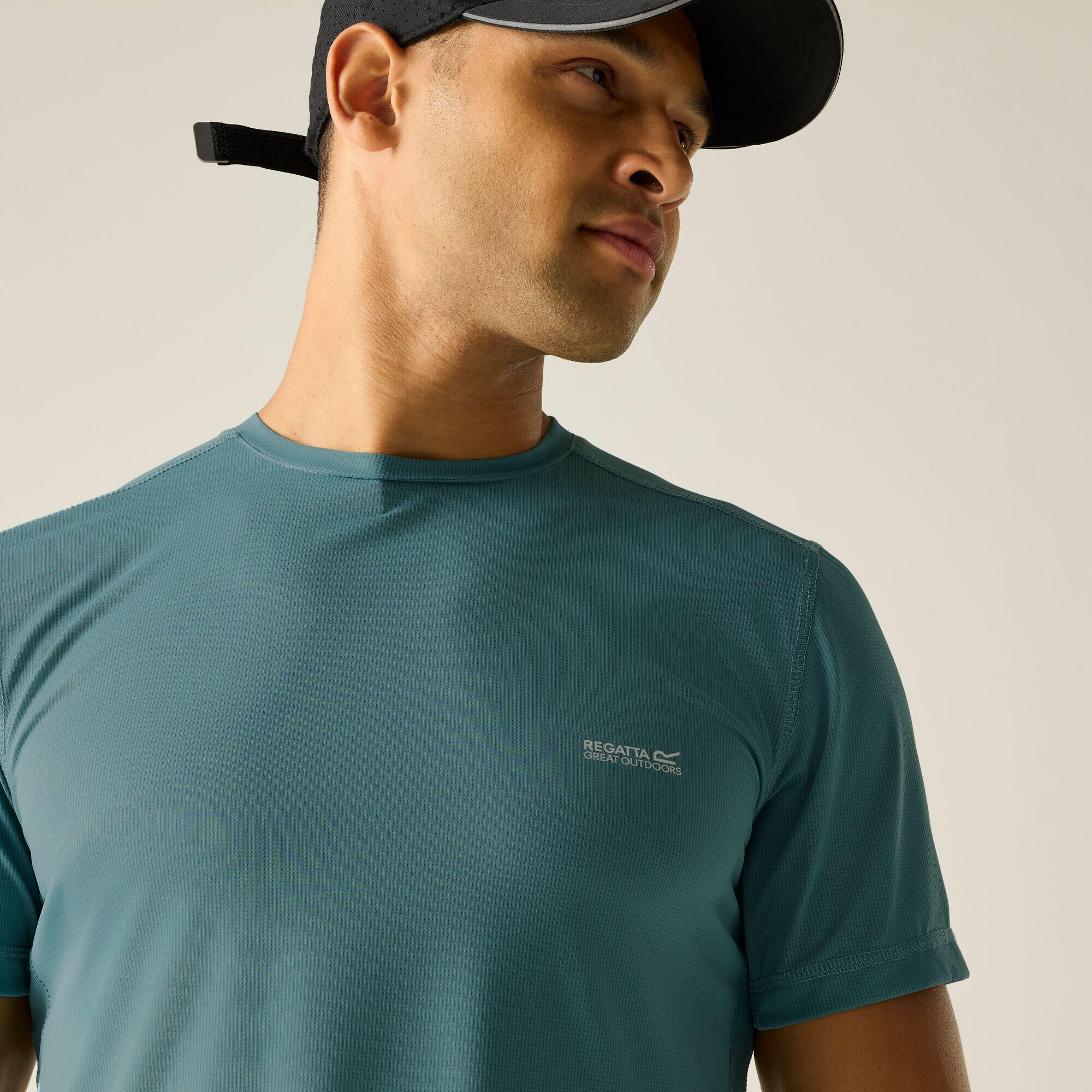 Mindo Herren-T-Shirt mit Insektenschutz-Funktion und kurzen Ärmeln aus Mesh 4/7
