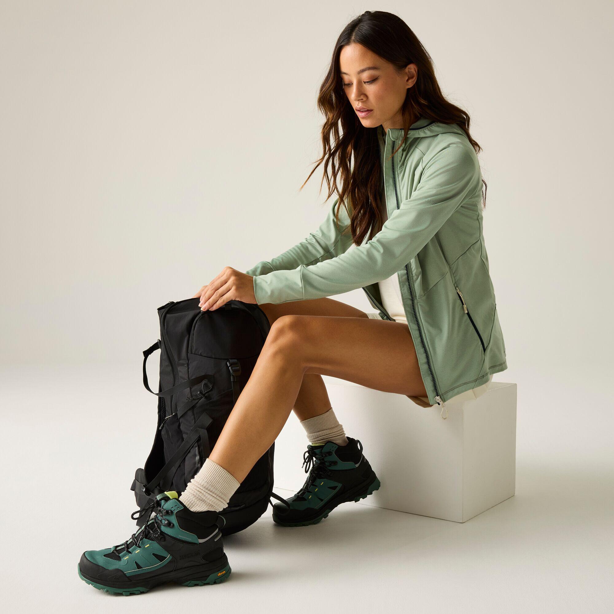 Sous‑vêtement technique extensible femme Nomadic avec capuche et zip intégral 3/6