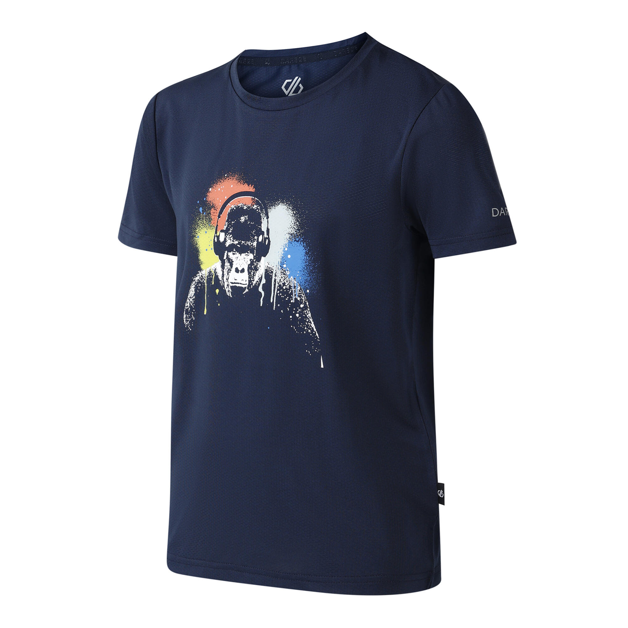 Kinder Amuse III T-shirt met korte mouwen en mesh-print 2/3