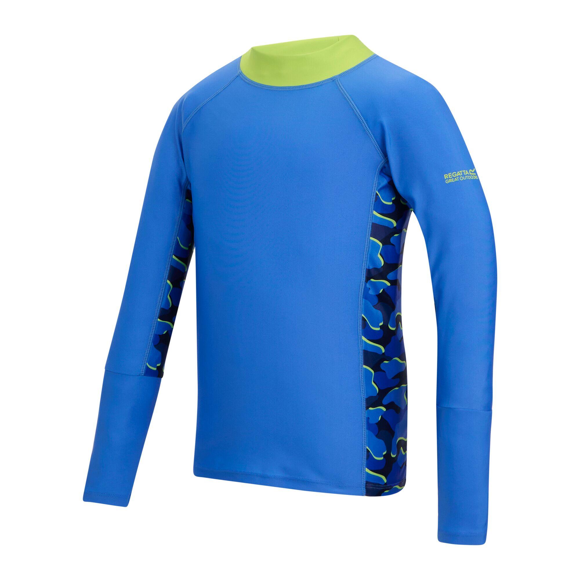 Haut de maillot de bain à manches longues Hoku II pour enfants 7/7