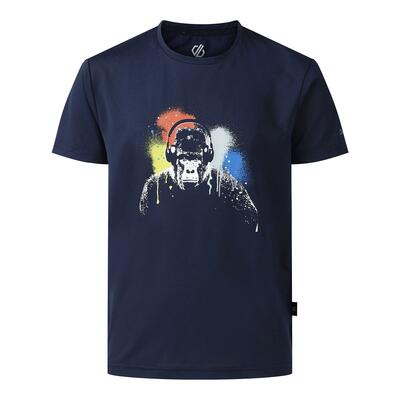 Kinder amuse iii t-shirt met korte mouwen en mesh-print