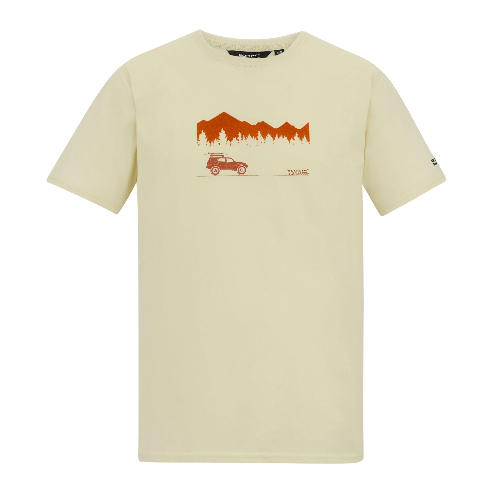 Cline IX T-shirt met korte mouwen en grafische print voor heren 5/7