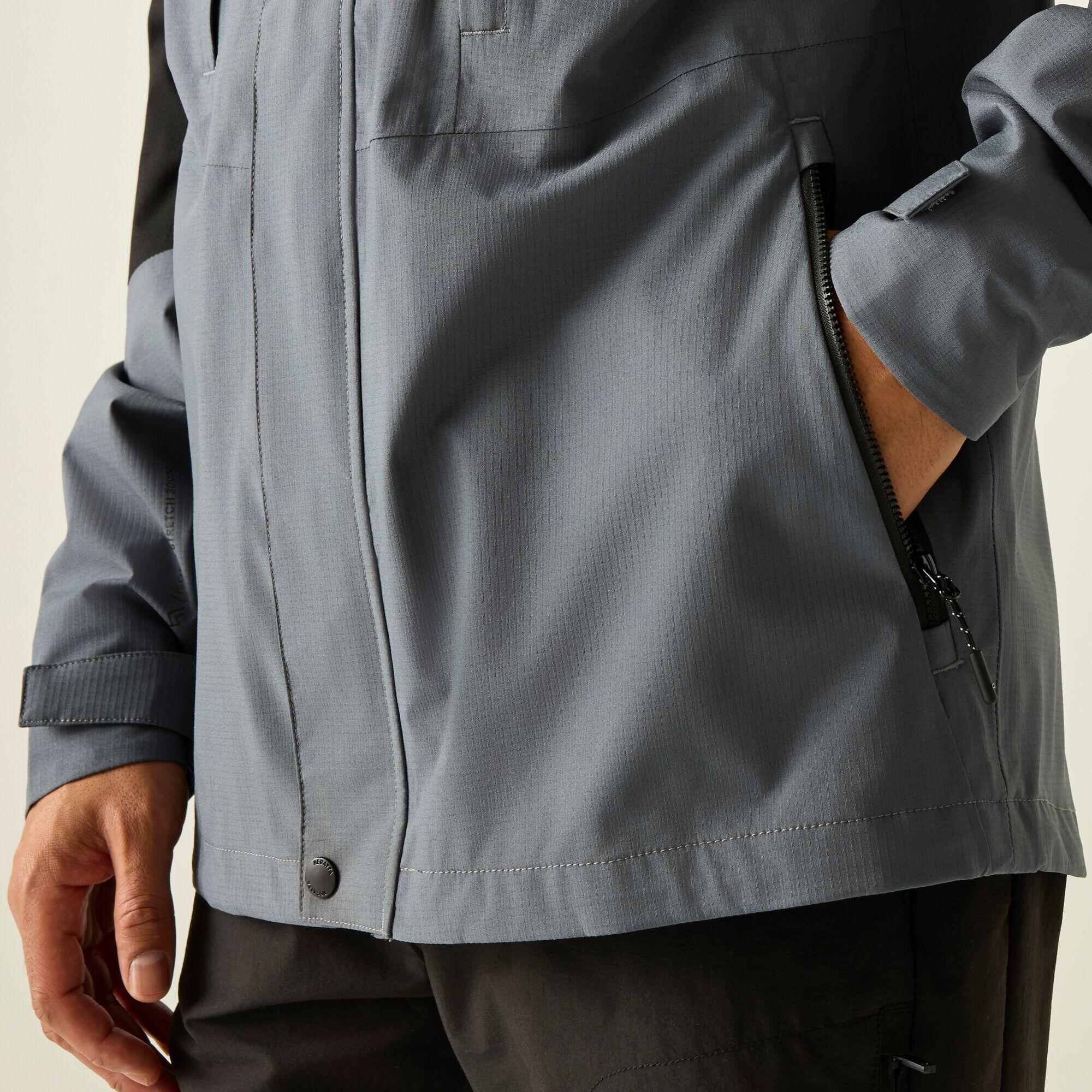 Mens Freesdale Panelled Hooded Hiking Waterproof Jacket 6/7