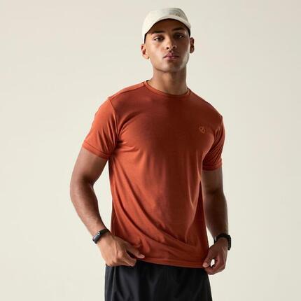 Tee Shirt de Randonnée Respirant Dare 2B "Agile Short Sleeve Tee" S Orange