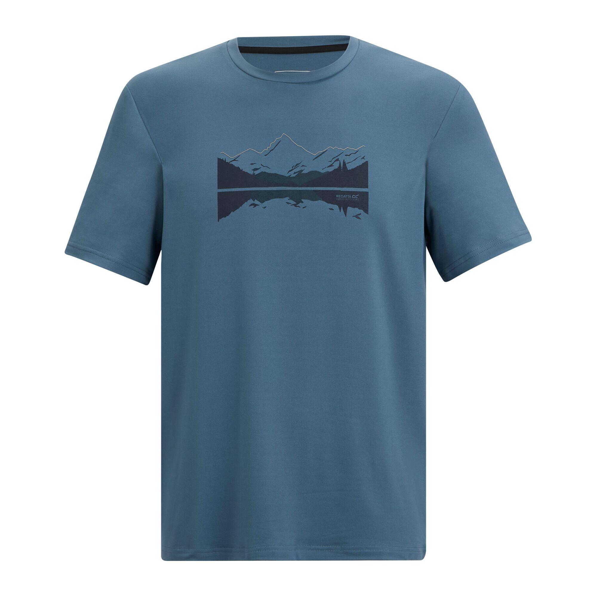 Mens Fingal Stretch Short Sleeved Graphic T-Shirt 5/7